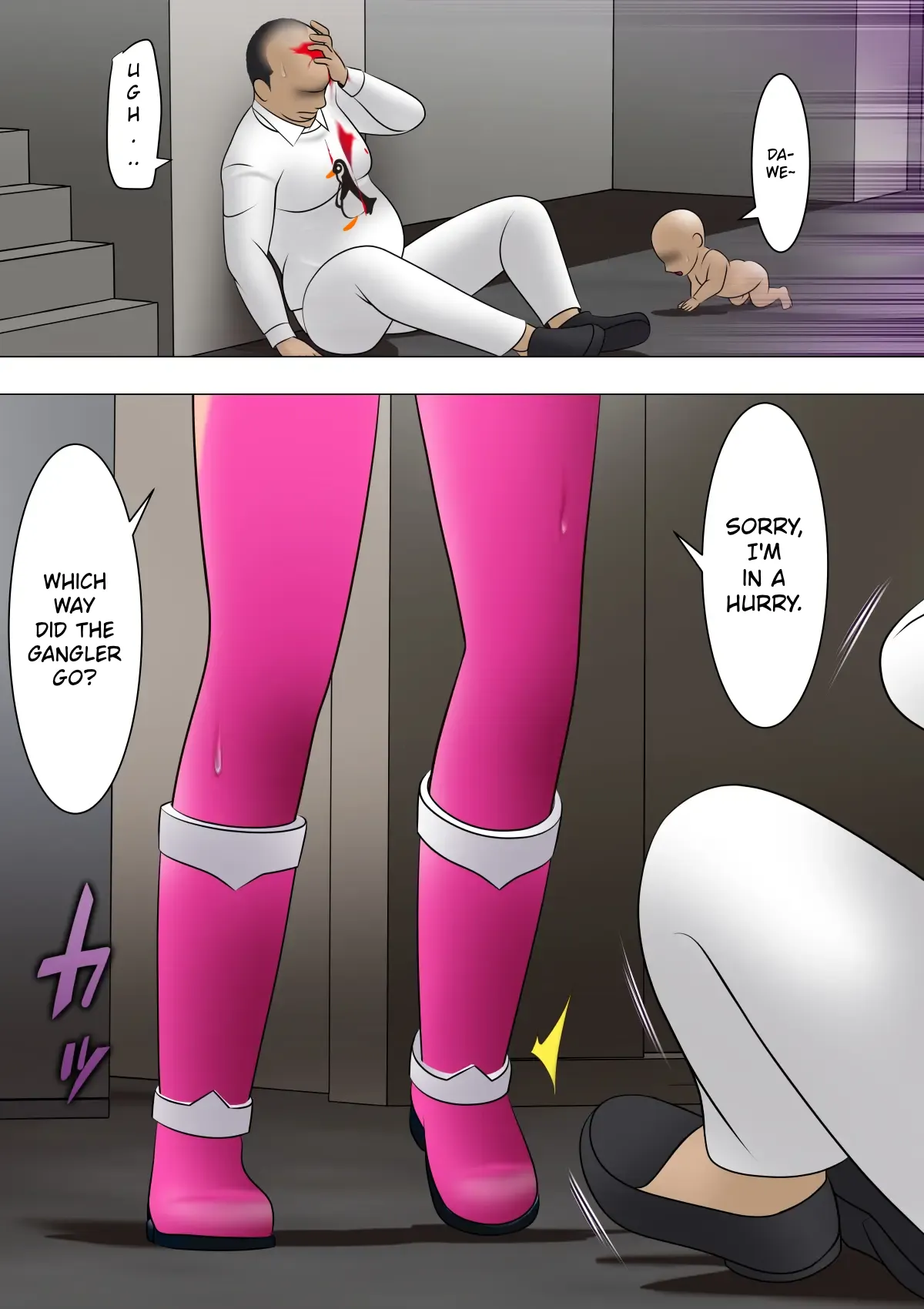 Haiboku Hiroin Henshin Dekinainode Bodi Peinto de Tatakattara Futsuu ni Maketa – Chapter 1 – page 29