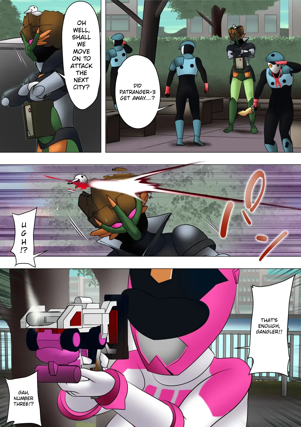 Haiboku Hiroin Henshin Dekinainode Bodi Peinto de Tatakattara Futsuu ni Maketa – Chapter 1 – page 32