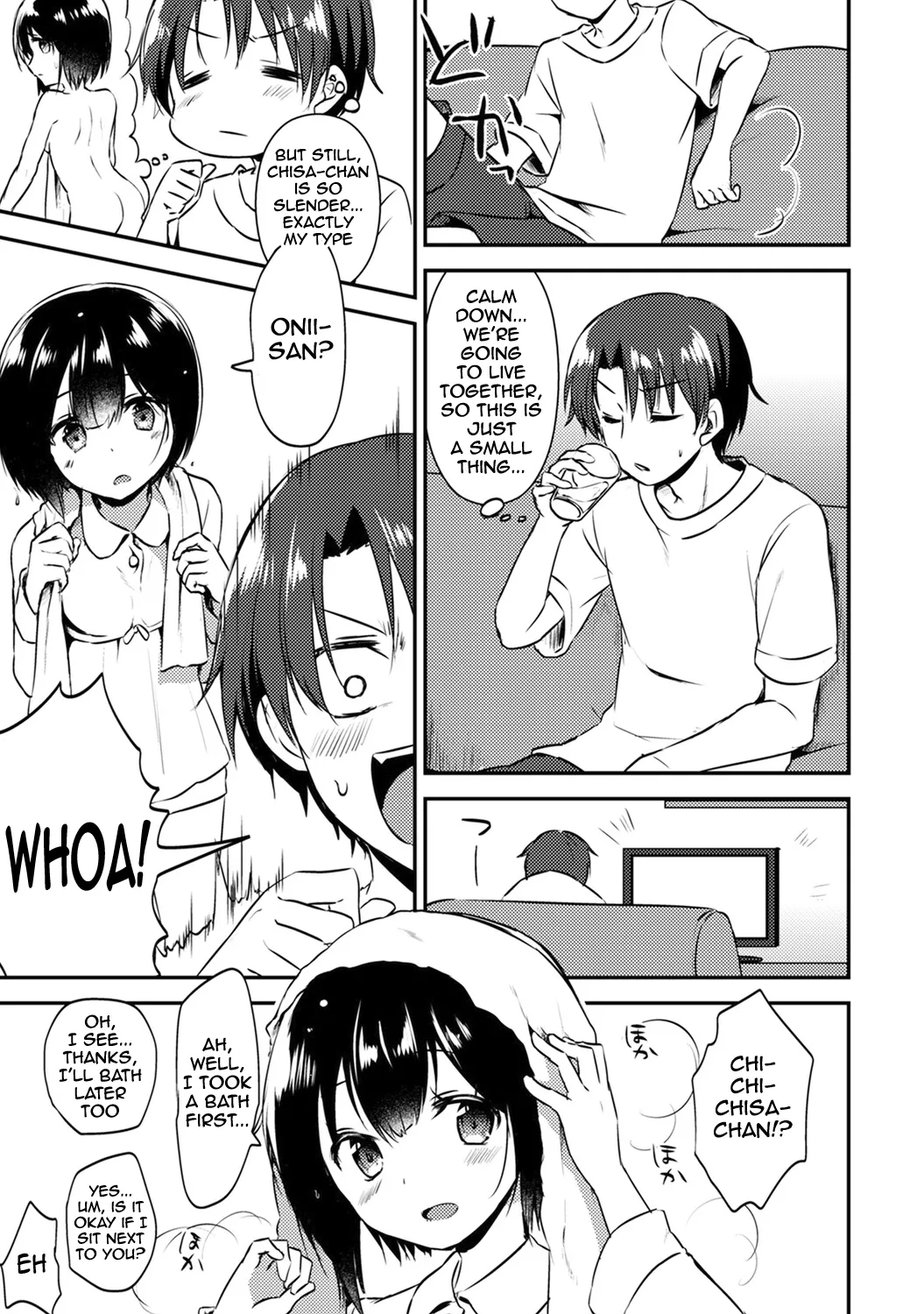 Then let me do it ~My new little sister is so defenseless~ Chapter 1 — preview page 8