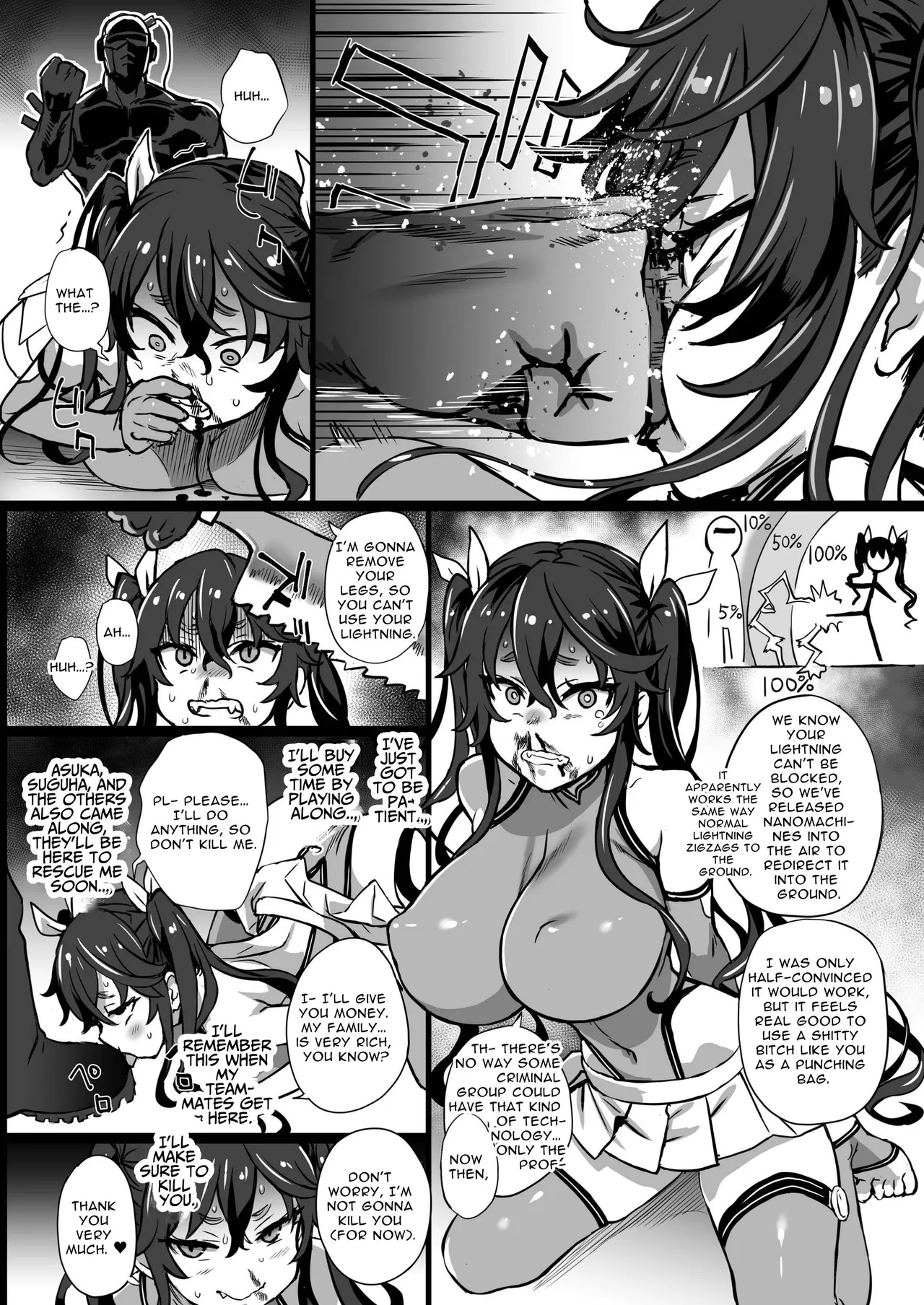 Inousha Shoujo Kesson Goudou | Severed Superpower Girls Collaborative Work — preview page 15
