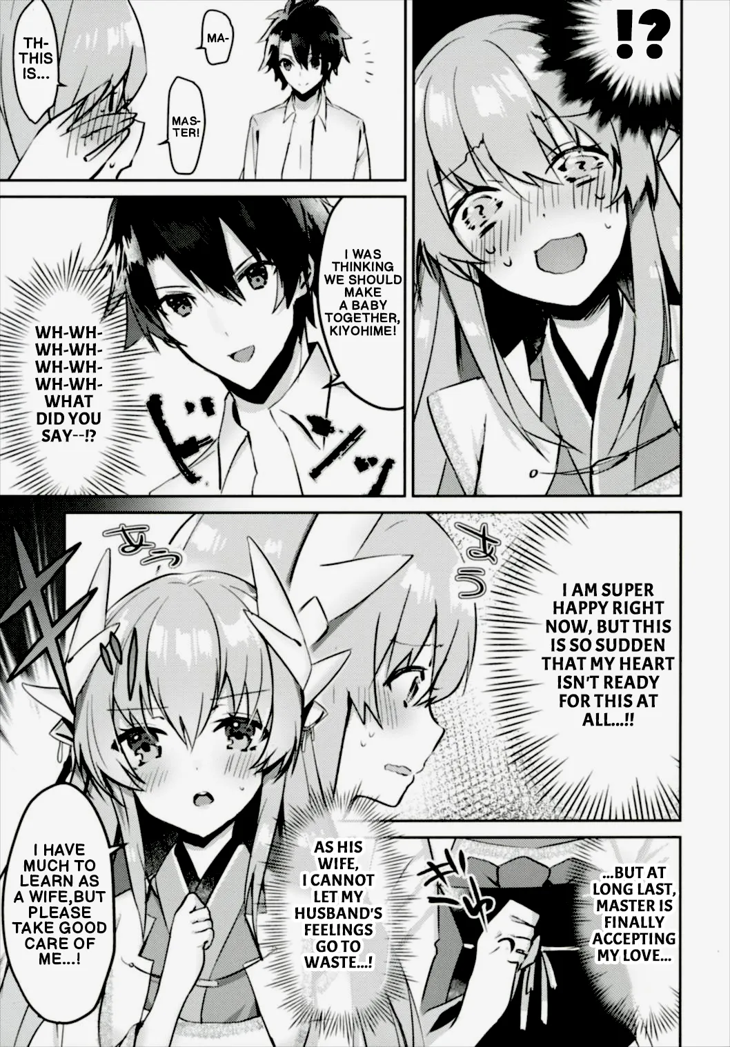 Kiyohime to Kozukuri ga Shitai!! | I want to make a baby with Kiyohime!! — preview page 6
