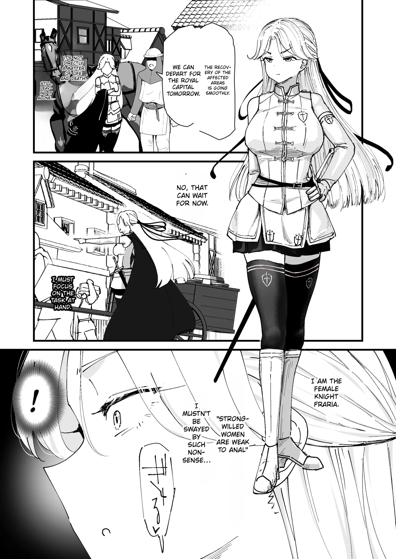 Watashi no Anal wa Yowakunai!! ~Onna Kishi-sama ga Anal Jelly ni Kussuru made…~ | My anus isn’t weak!! – Chapter 1 – page 22