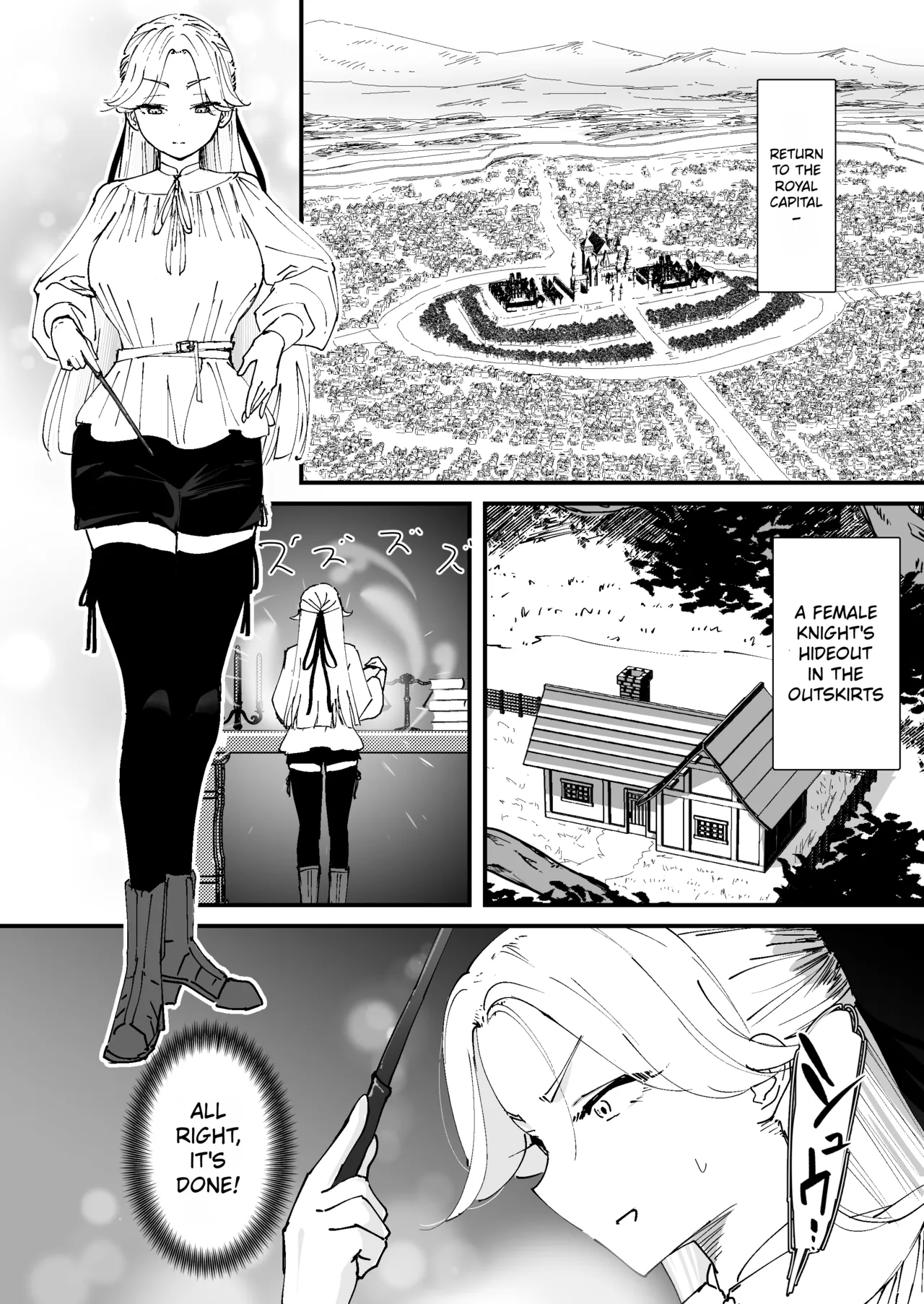 Watashi no Anal wa Yowakunai!! ~Onna Kishi-sama ga Anal Jelly ni Kussuru made…~ | My anus isn’t weak!! – Chapter 1 – page 28
