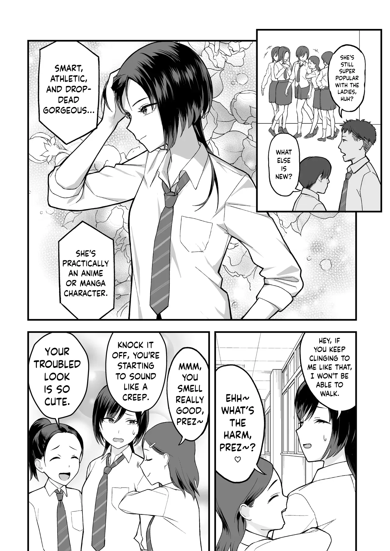 InCha na Ore dake ga Shitteiru Seitokaichou no Uragawa. ~Kakure Kyonyuu no Senpai ga Kairaku ni Kuppuku Shite Ochiru made~ — preview page 5