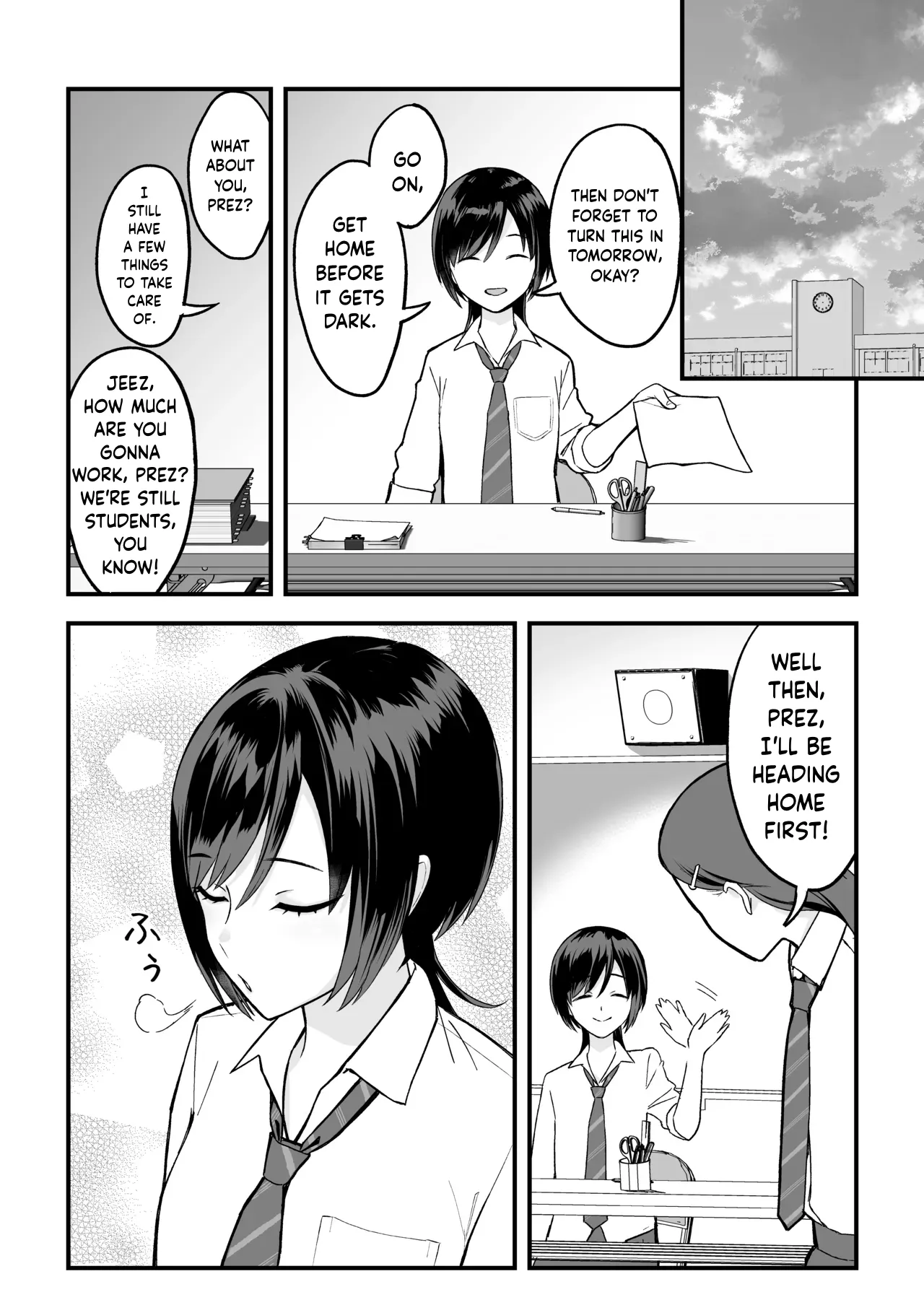 InCha na Ore dake ga Shitteiru Seitokaichou no Uragawa. ~Kakure Kyonyuu no Senpai ga Kairaku ni Kuppuku Shite Ochiru made~ — preview page 11