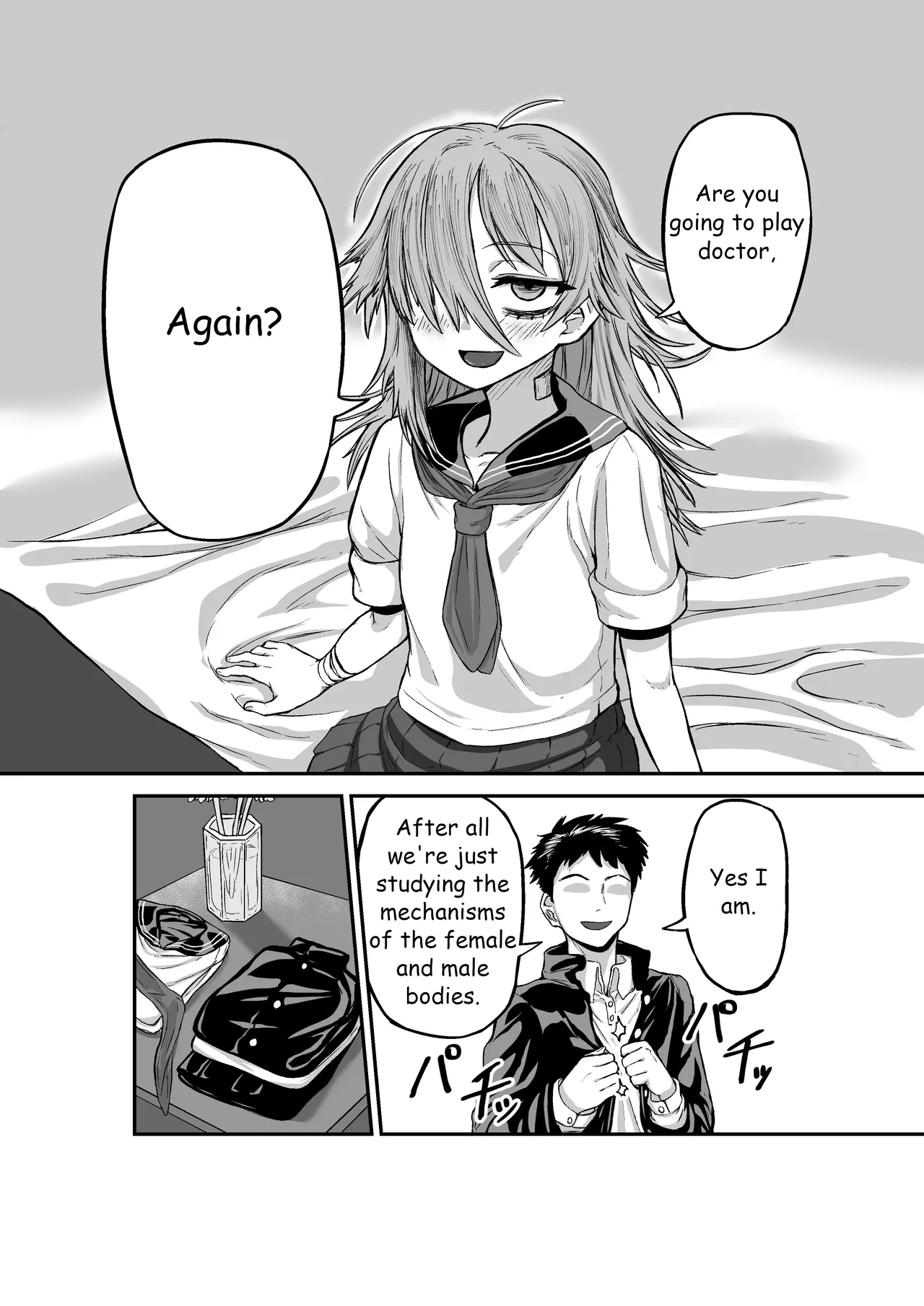 Seichishiki Zero no Classmate ni Oisha-san Gokko to Shoushite H na Koto Shimakuru | Engaging in all sorts of sexual acts with a classmate who has zero sexual knowledge, under the guise of playing doctor — preview page 8