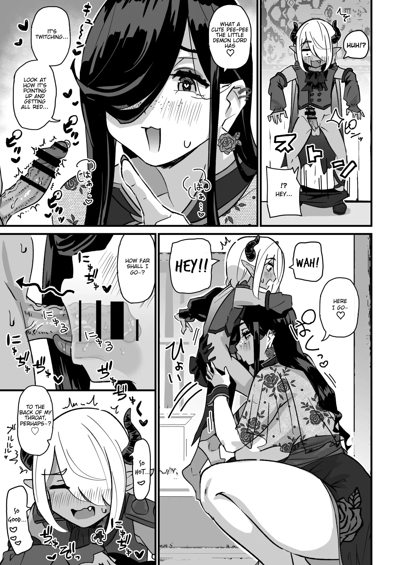 Kusozako Sourou Maou wa Chouchoushin no Mucchimuchi Dekashiri Majo ni mo Makeppanashi | The Bratty, Quick-Shot Demon Lord Just Can’t Win Against This Super Tall Dumptruck Witch Either! — preview page 14