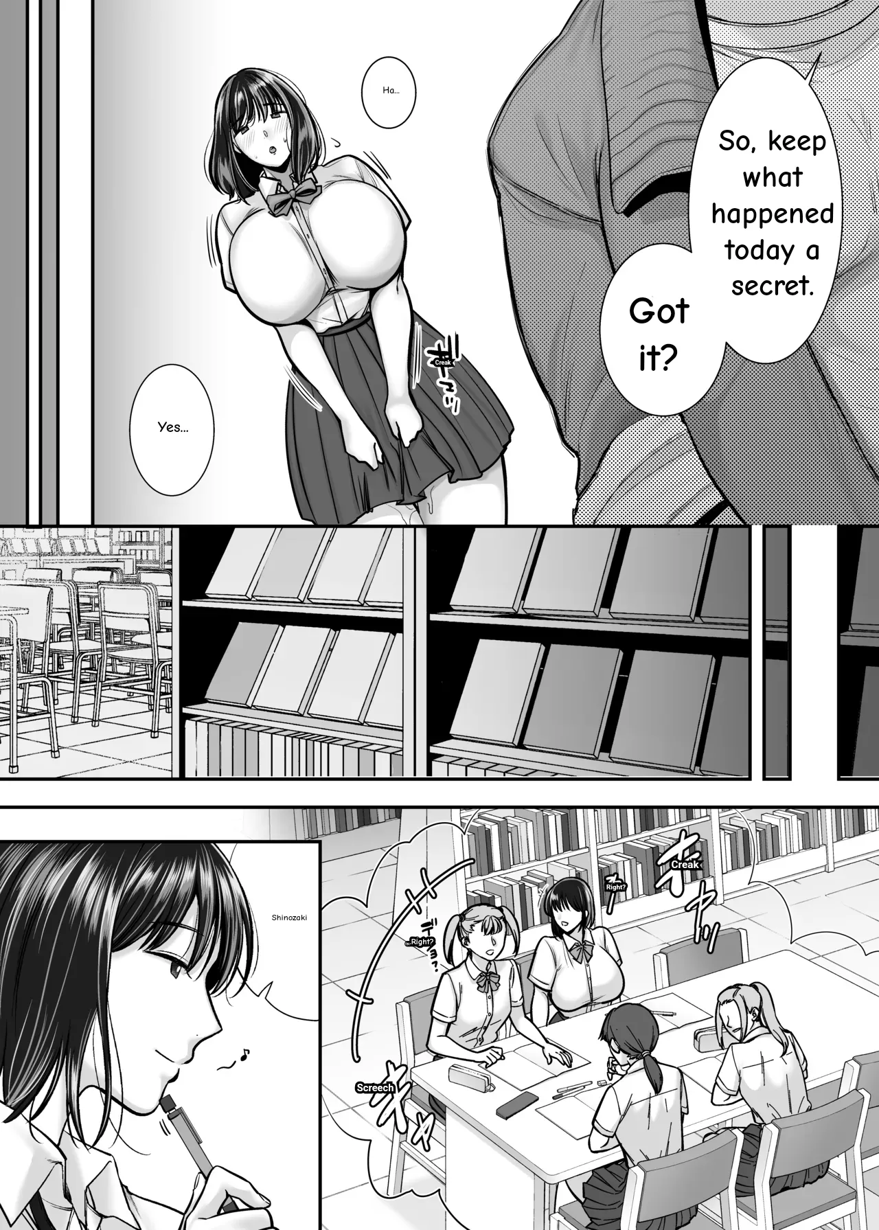 Kakure Kyonyuu no Bungaku Shoujo Toshoshitsu no Haitoku Jugyou – Girl who loves literature | The Busty Literature Girl In Hiding Immoral Lessons in the Library — preview page 13
