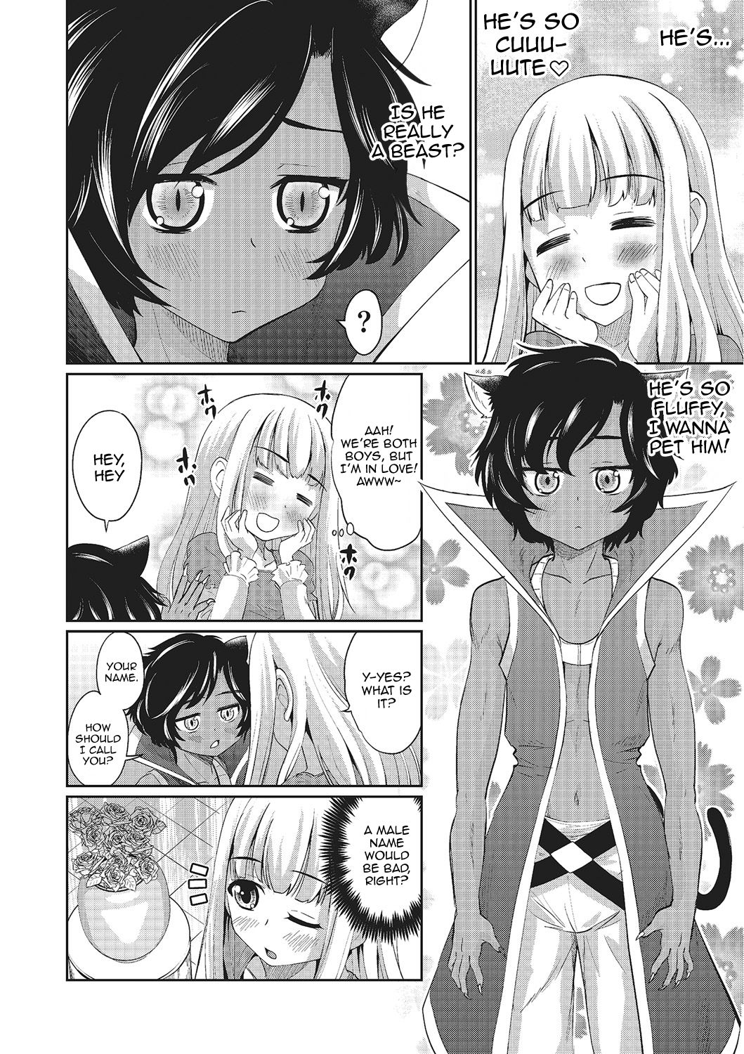 Rosa to Majuu | Beauty♂ and the Beast♂ — preview page 4