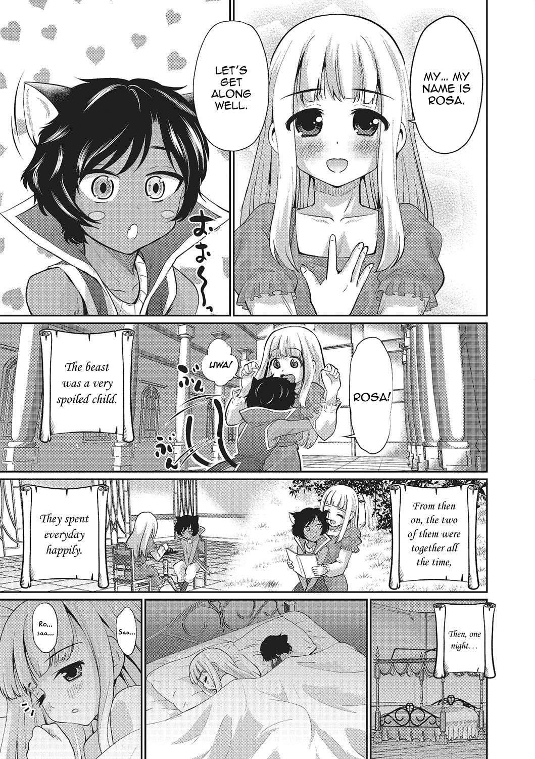 Rosa to Majuu | Beauty♂ and the Beast♂ — preview page 5