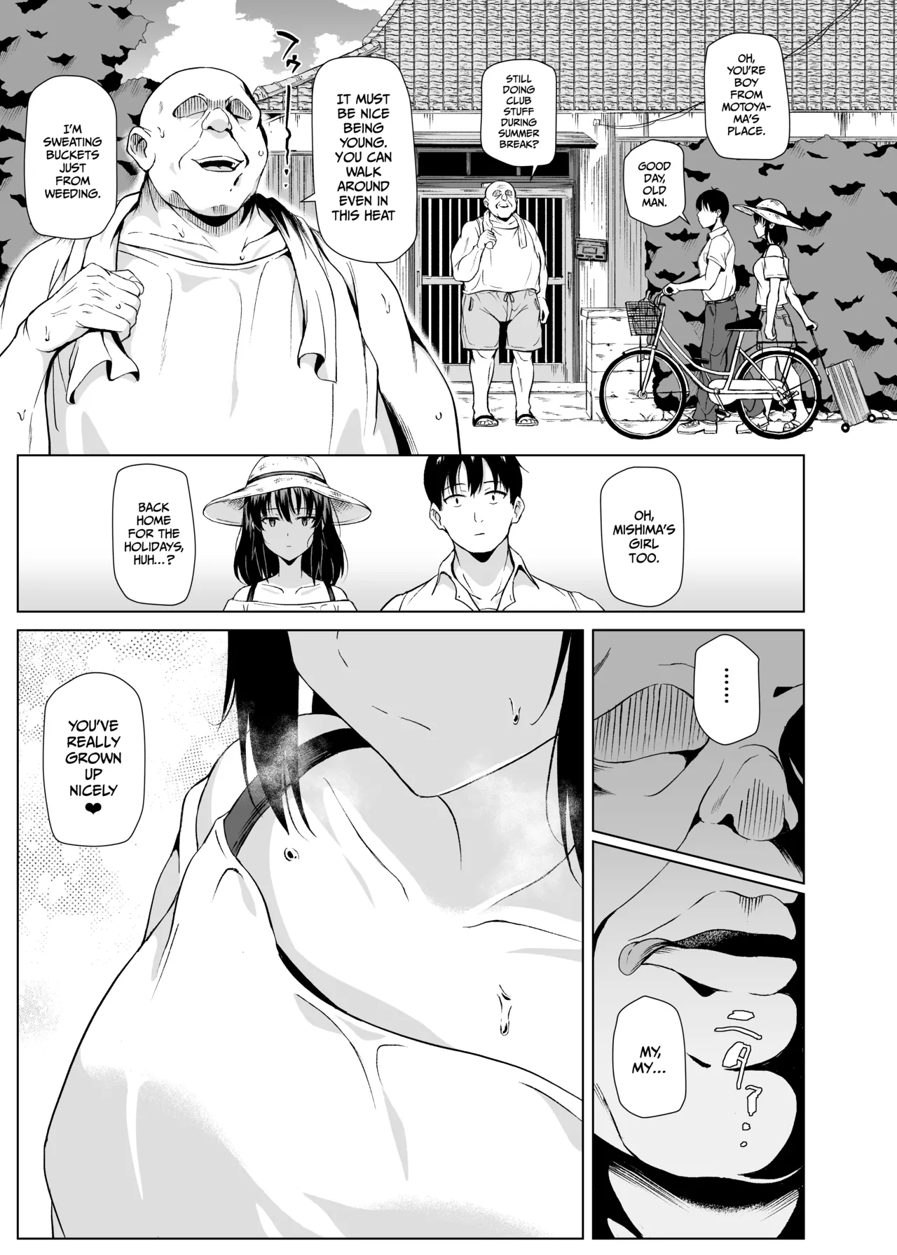 Natsu, Inaka de Oji-san to ~Satogaeri~ | Summer in the Countryside with Ojisan ~Homecoming~ — preview page 10