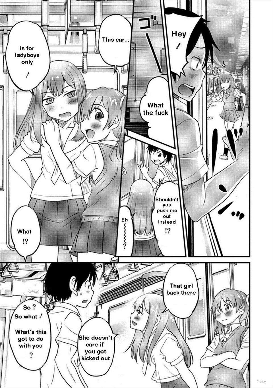 Otokonoko Senyou Sharyou Bromancecar 1&2 | The Carriage Designated for Ladyboys 1&2 — preview page 3