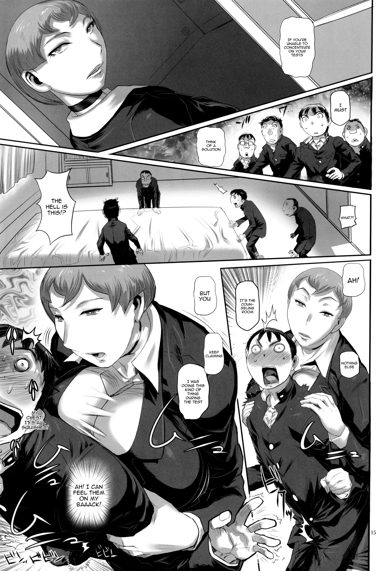 Sensei!! Test Chuu ni Fukinshin Desu | The Teacher Does Not Hold Back Even During Tests — preview page 15