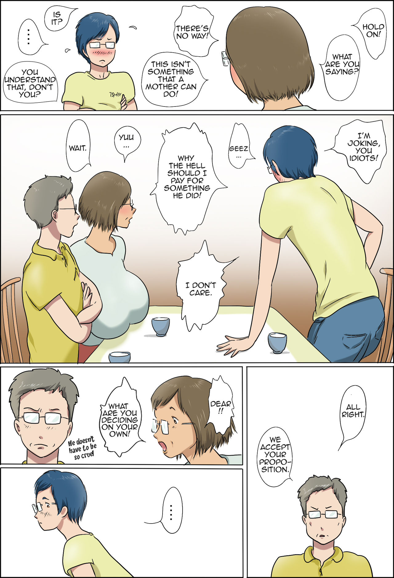 Haha to Musuko no Kazoku Seikatsu | Family Life of Mother and Son — preview page 7