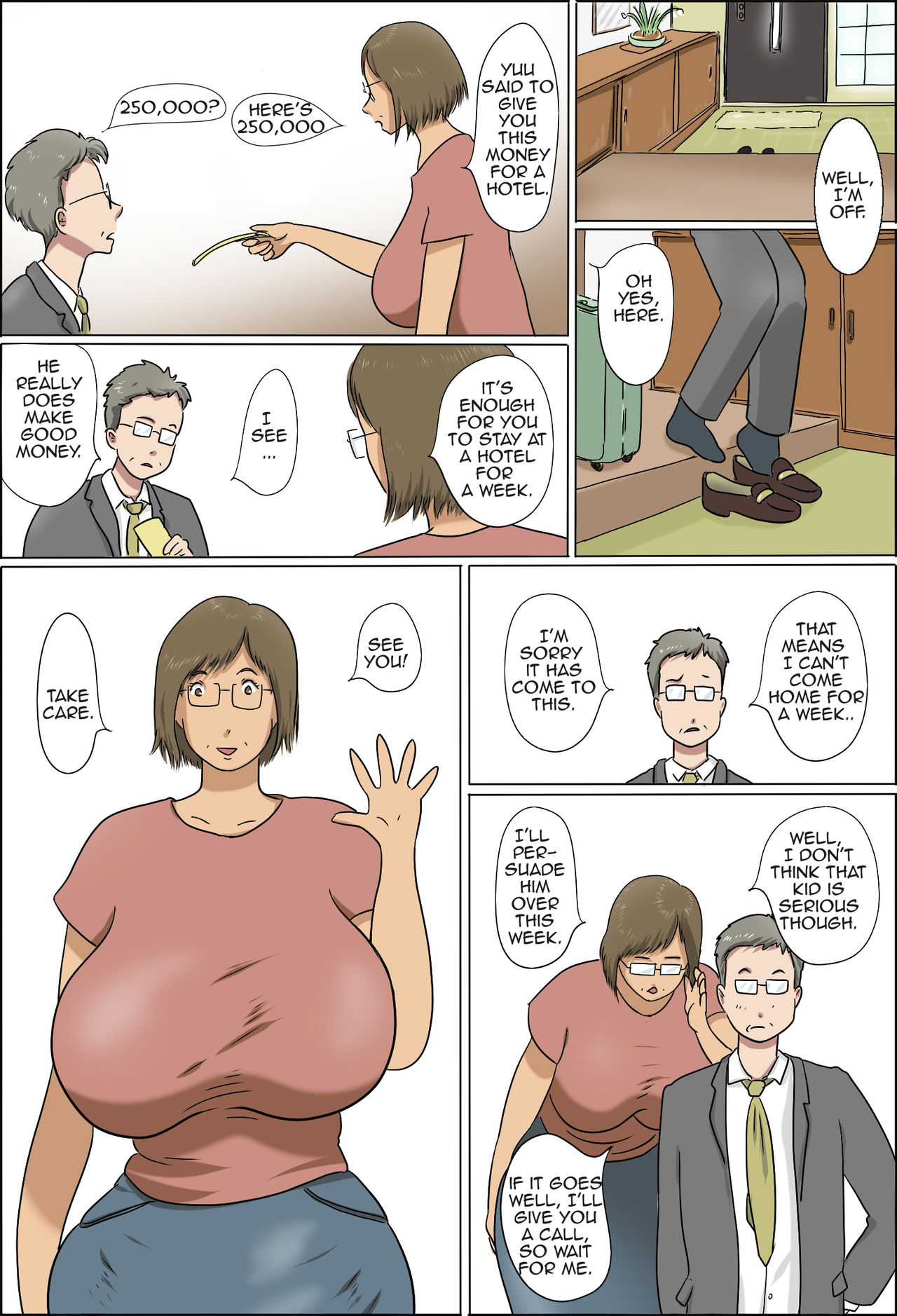 Haha to Musuko no Kazoku Seikatsu | Family Life of Mother and Son — preview page 8