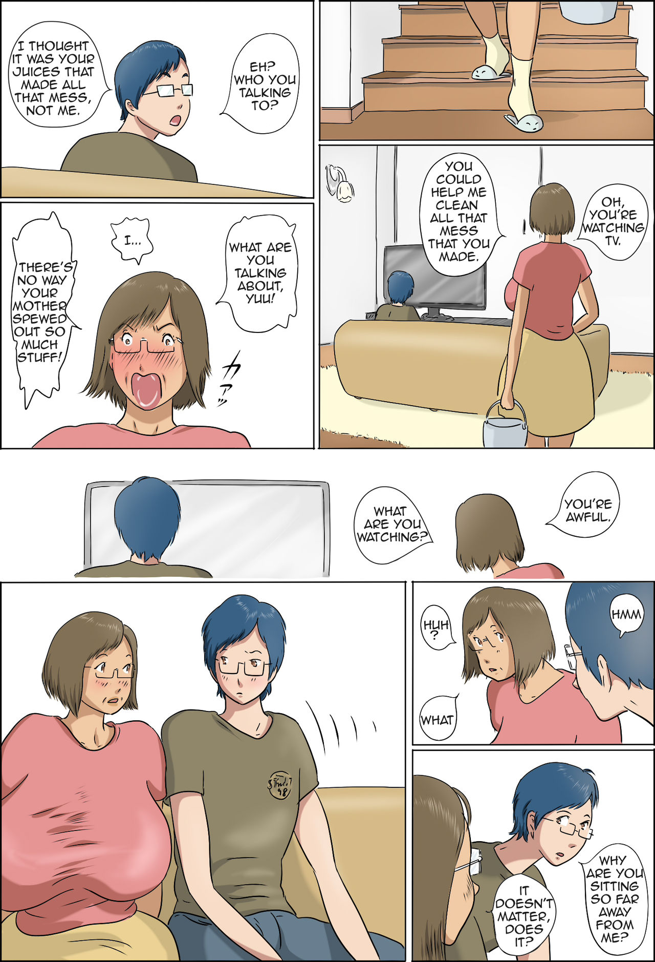 Haha to Musuko no Kazoku Seikatsu | Family Life of Mother and Son – Chapter 1 – page 35