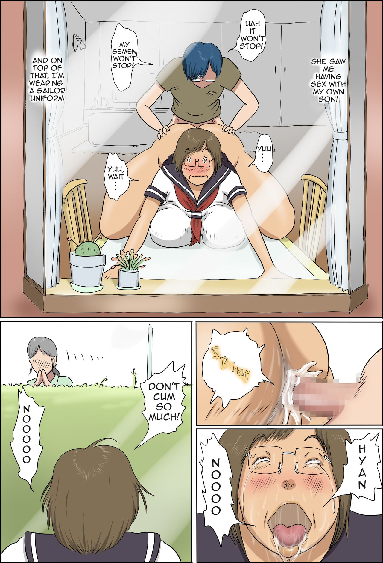 Haha to Musuko no Kazoku Seikatsu | Family Life of Mother and Son – Chapter 1 – page 47
