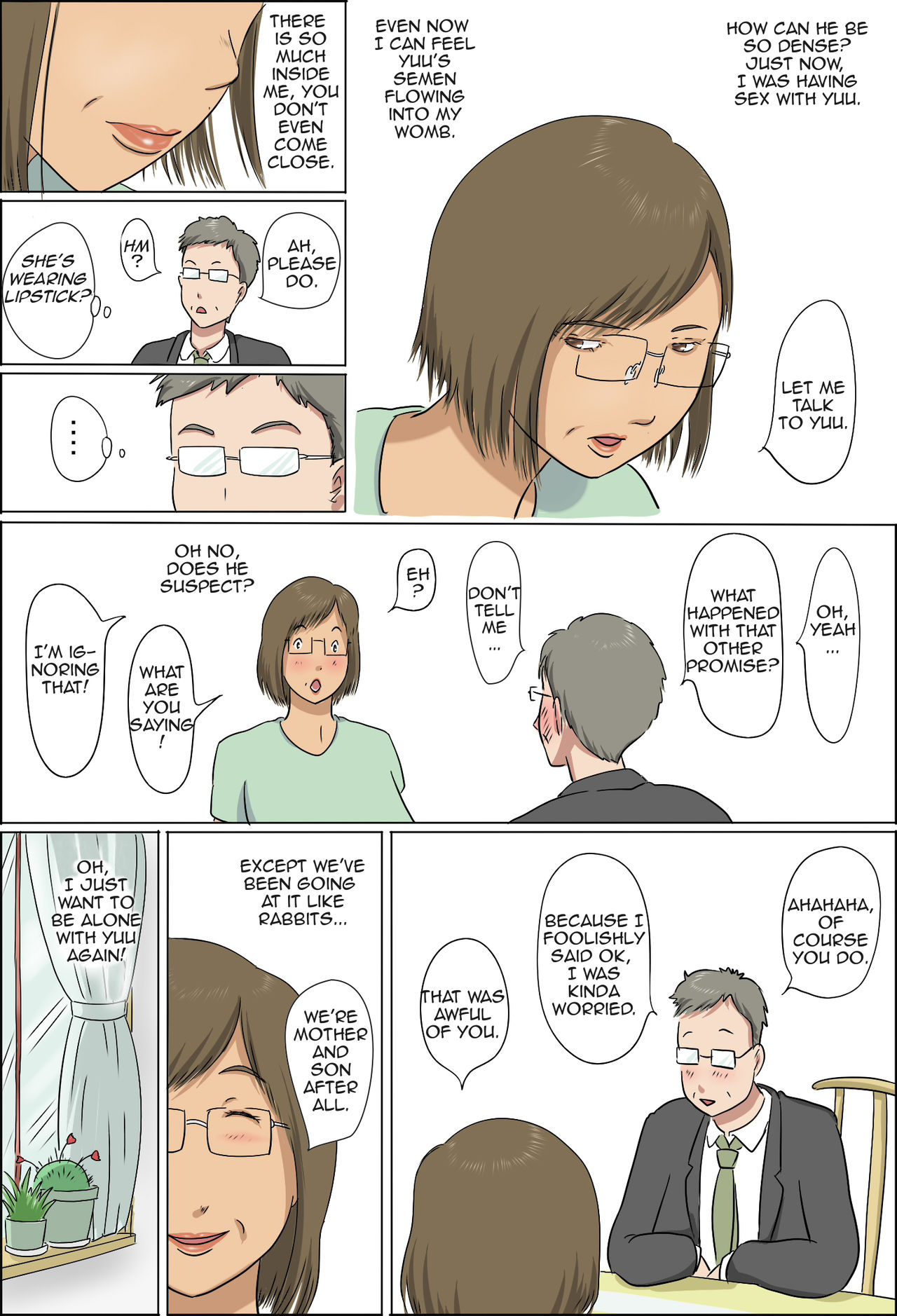 Haha to Musuko no Kazoku Seikatsu | Family Life of Mother and Son – Chapter 1 – page 74