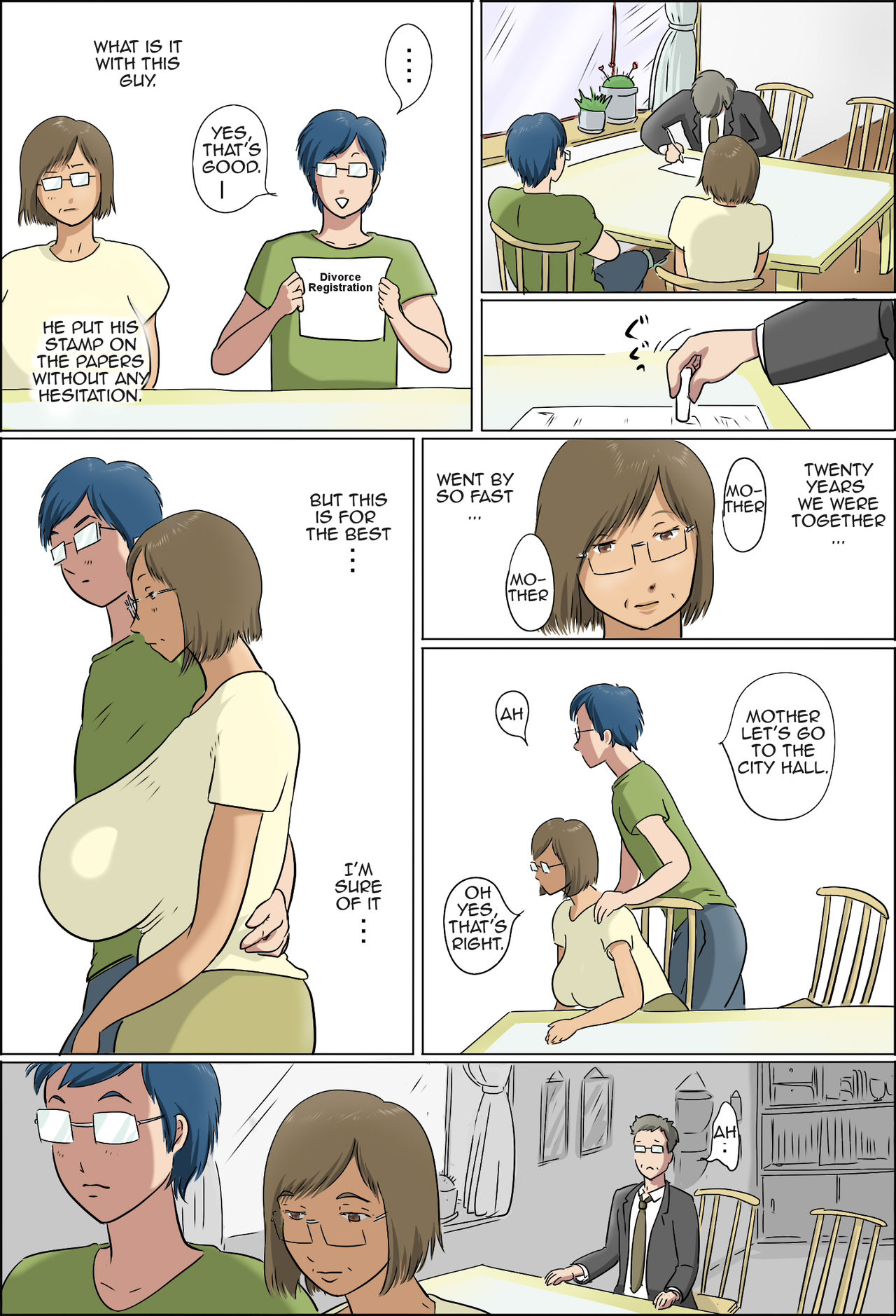 Haha to Musuko no Kazoku Seikatsu | Family Life of Mother and Son – Chapter 1 – page 86