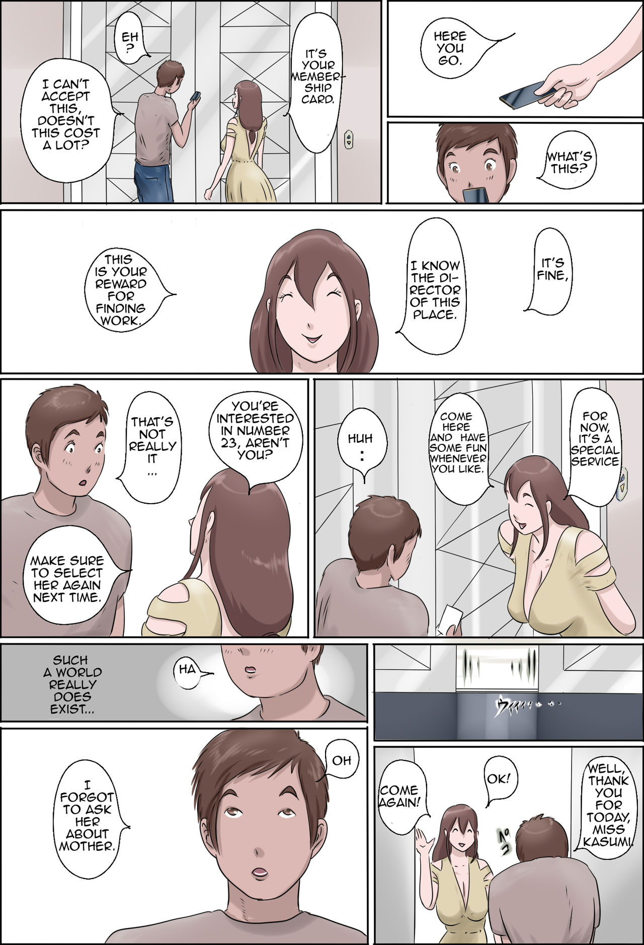 Haha wa Odoru -Jou- | Dancing Mother Vol.1 Part 1 – Chapter 1 – page 37