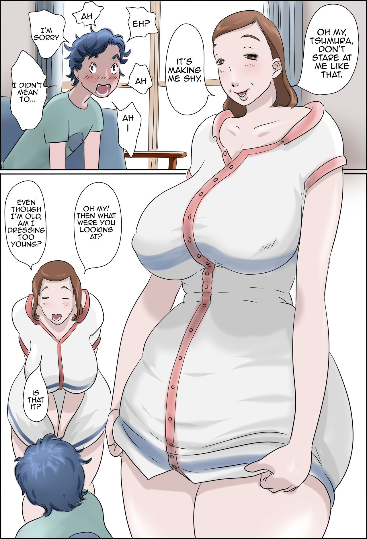 Kanojo no Hahaoya ga Guigui Sasottekuru Ken | My Girlfriend’s Mother Jumps my Bones — preview page 7