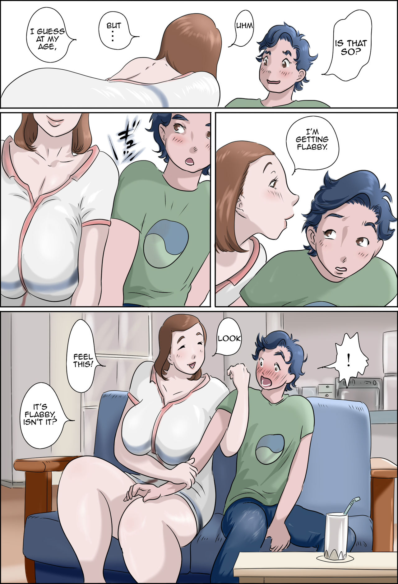 Kanojo no Hahaoya ga Guigui Sasottekuru Ken | My Girlfriend’s Mother Jumps my Bones — preview page 9