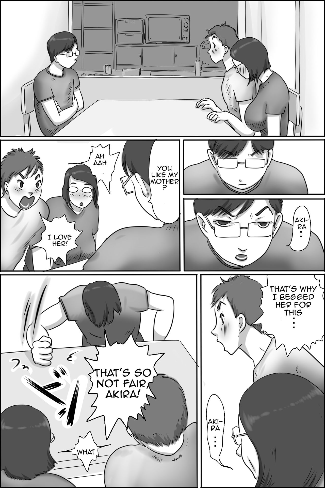 Osana Najimi no Kaa-san ni Onegai Shita Ken | Asking my Friend’s Mother for a Favor – Chapter 1 – page 35