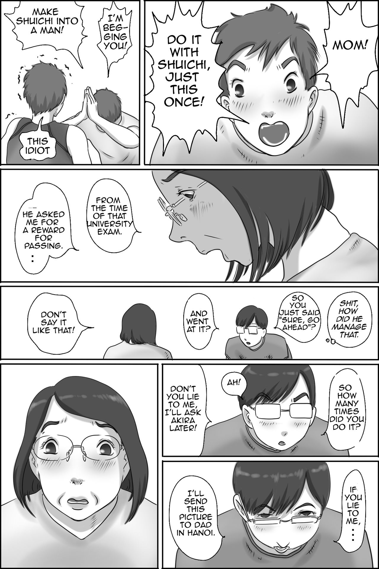 Osana Najimi no Kaa-san ni Onegai Shita Ken | Asking my Friend’s Mother for a Favor – Chapter 1 – page 39