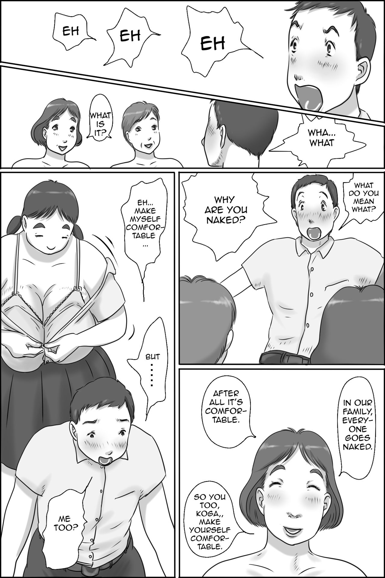 Razoku Kazoku | Nudist Family — preview page 10