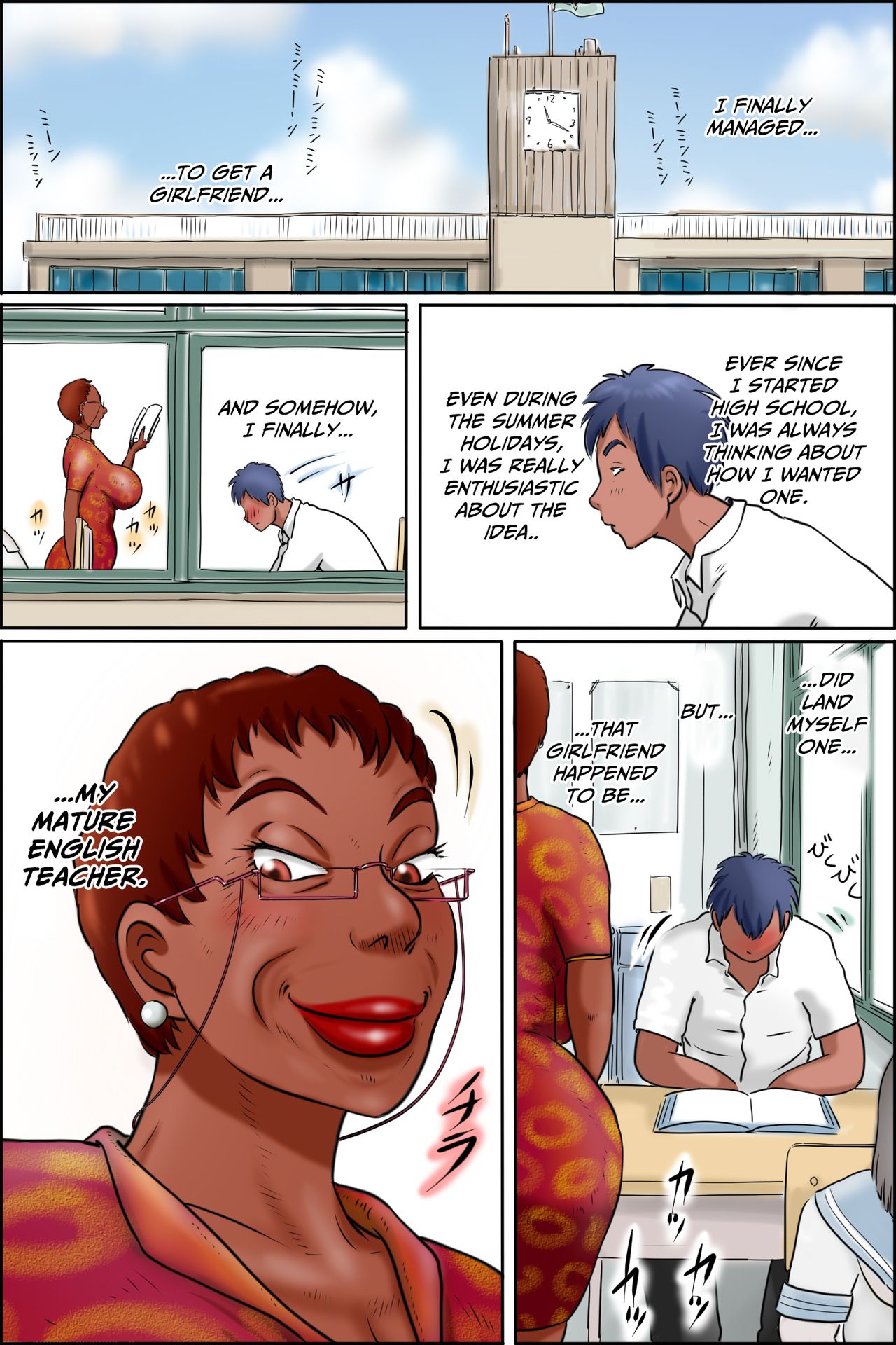 My Girlfriend is Over Fifty Part 2 -Do You Like Sensei When She Sucks You Off During Class? — preview page 2