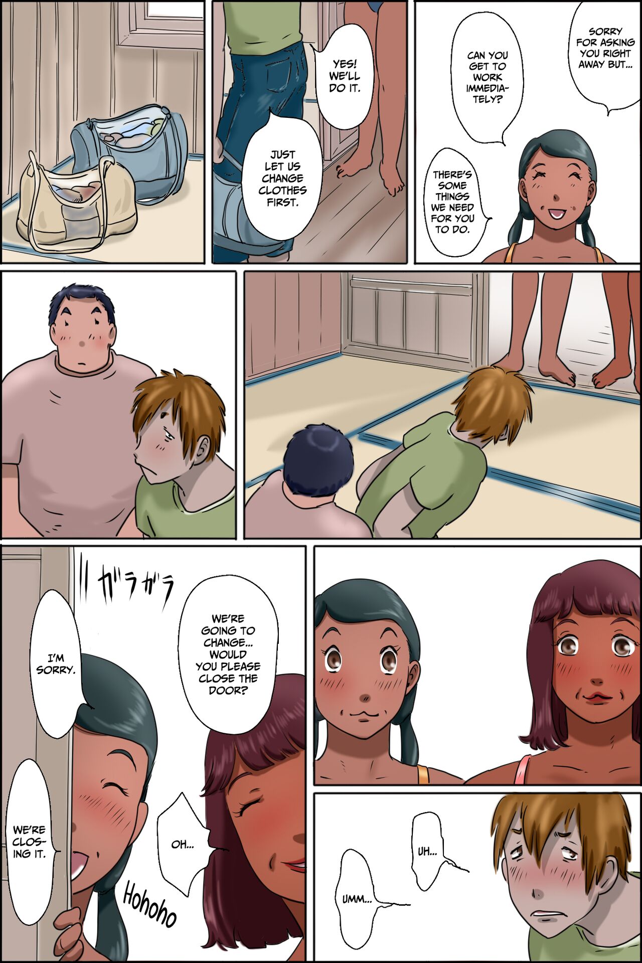 Sono Shima wa Makkuro ni Hiyake Shita Oba-san-tachi no Seisokuchi de Aru | That Island Is A Sex Haven For Darkly Tanned Old Ladies <Real paradise chapter> <Real Paradise Chapter> <Real Paradise Hen> — preview page 9
