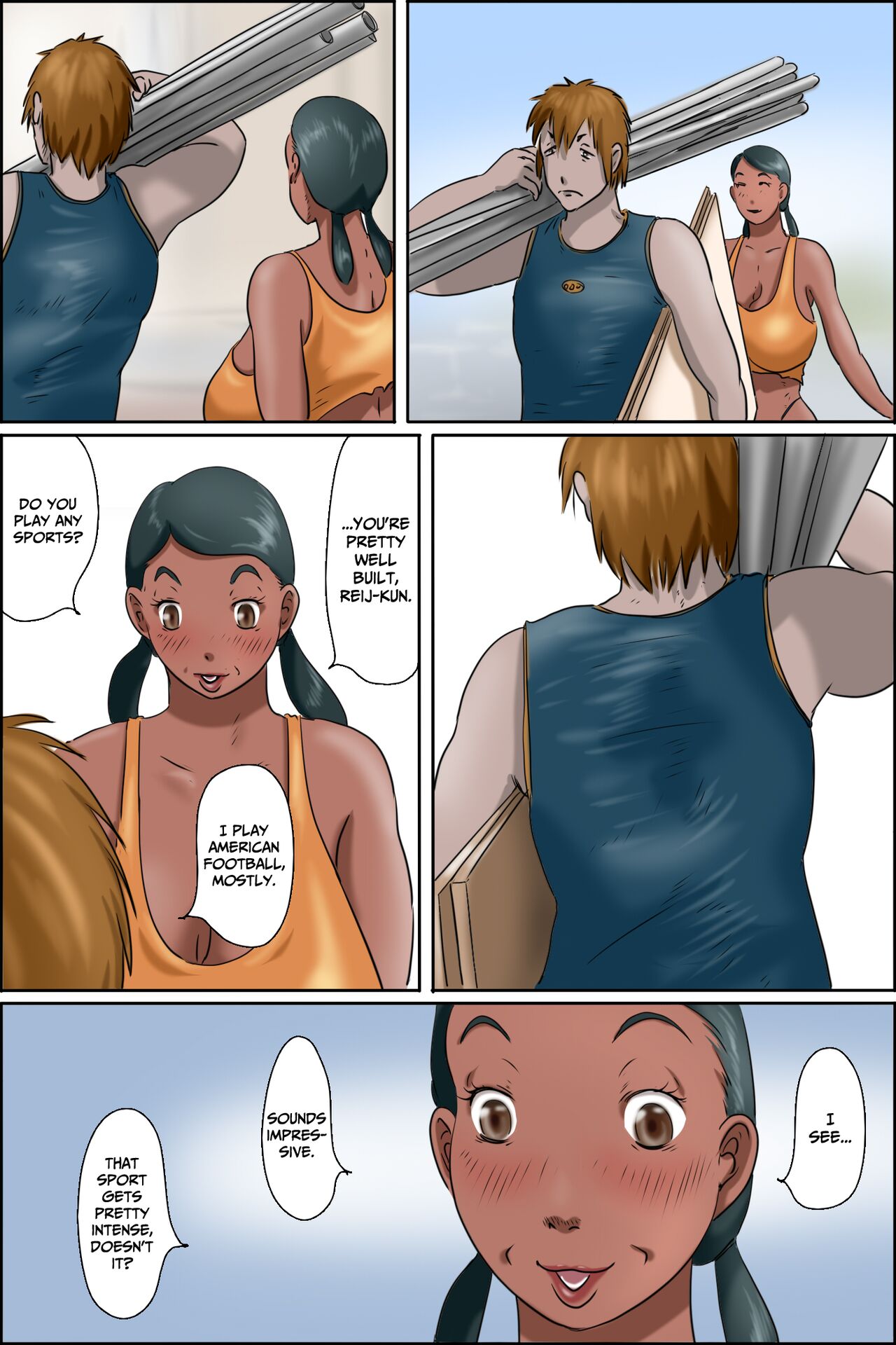 Sono Shima wa Makkuro ni Hiyake Shita Oba-san-tachi no Seisokuchi de Aru | That Island Is A Sex Haven For Darkly Tanned Old Ladies <Real paradise chapter> <Real Paradise Chapter> <Real Paradise Hen> — preview page 12