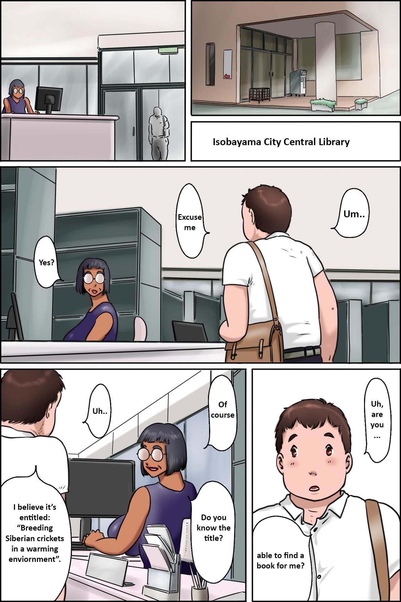Toshokan no Monster | Library Monster — preview page 3