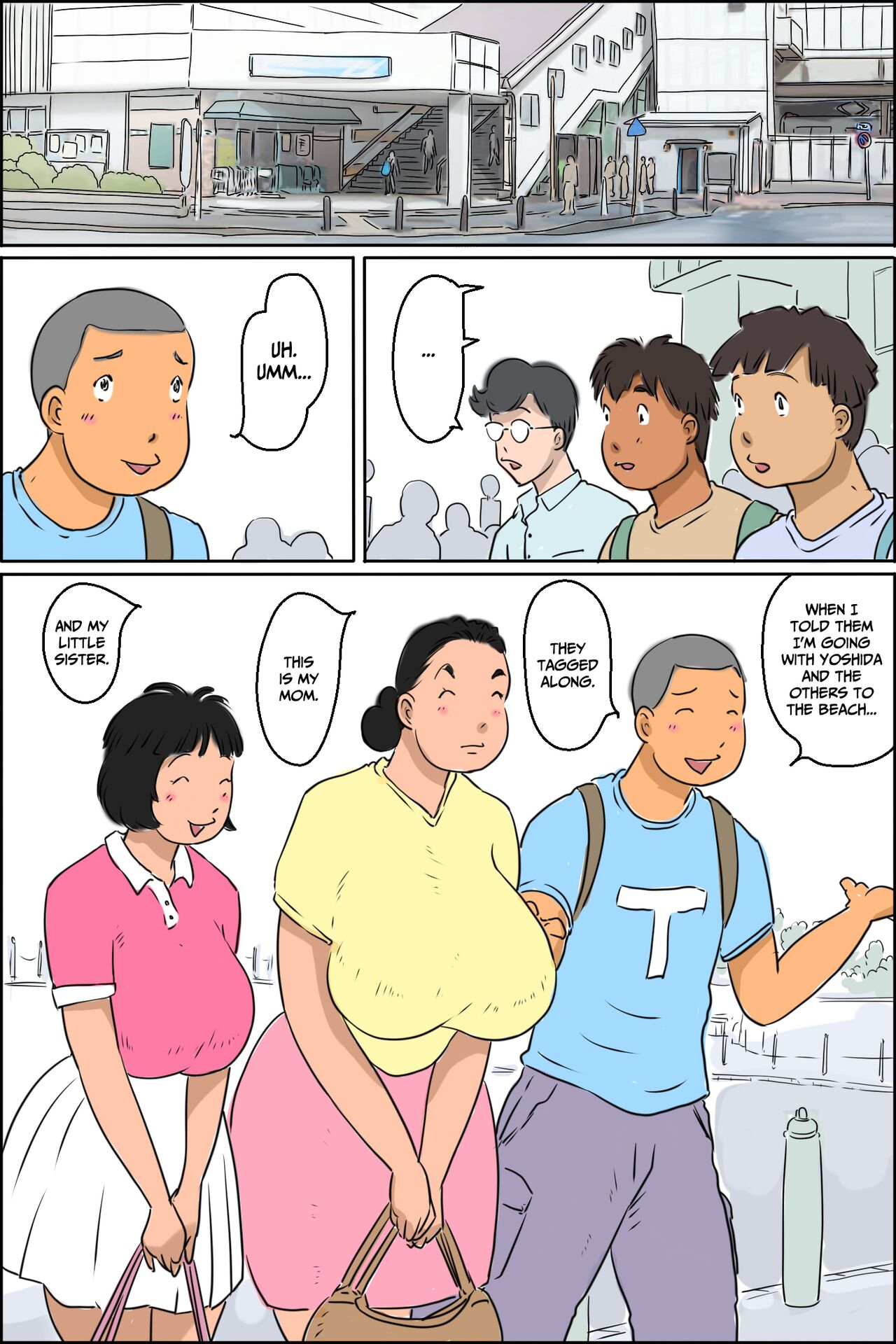 Maruyama-ke Umi e Iku no Maki | The Maruyama Family Goes To The Beach — preview page 2
