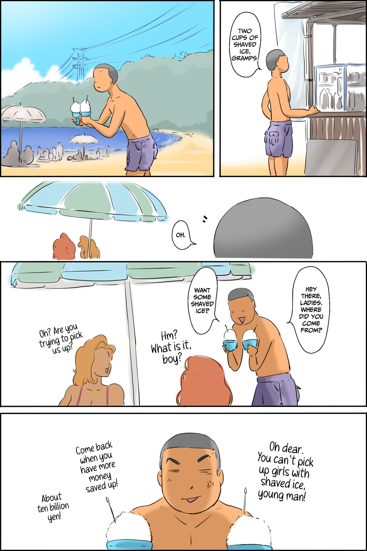 Maruyama-ke Umi e Iku no Maki | The Maruyama Family Goes To The Beach – Chapter 1 – page 46