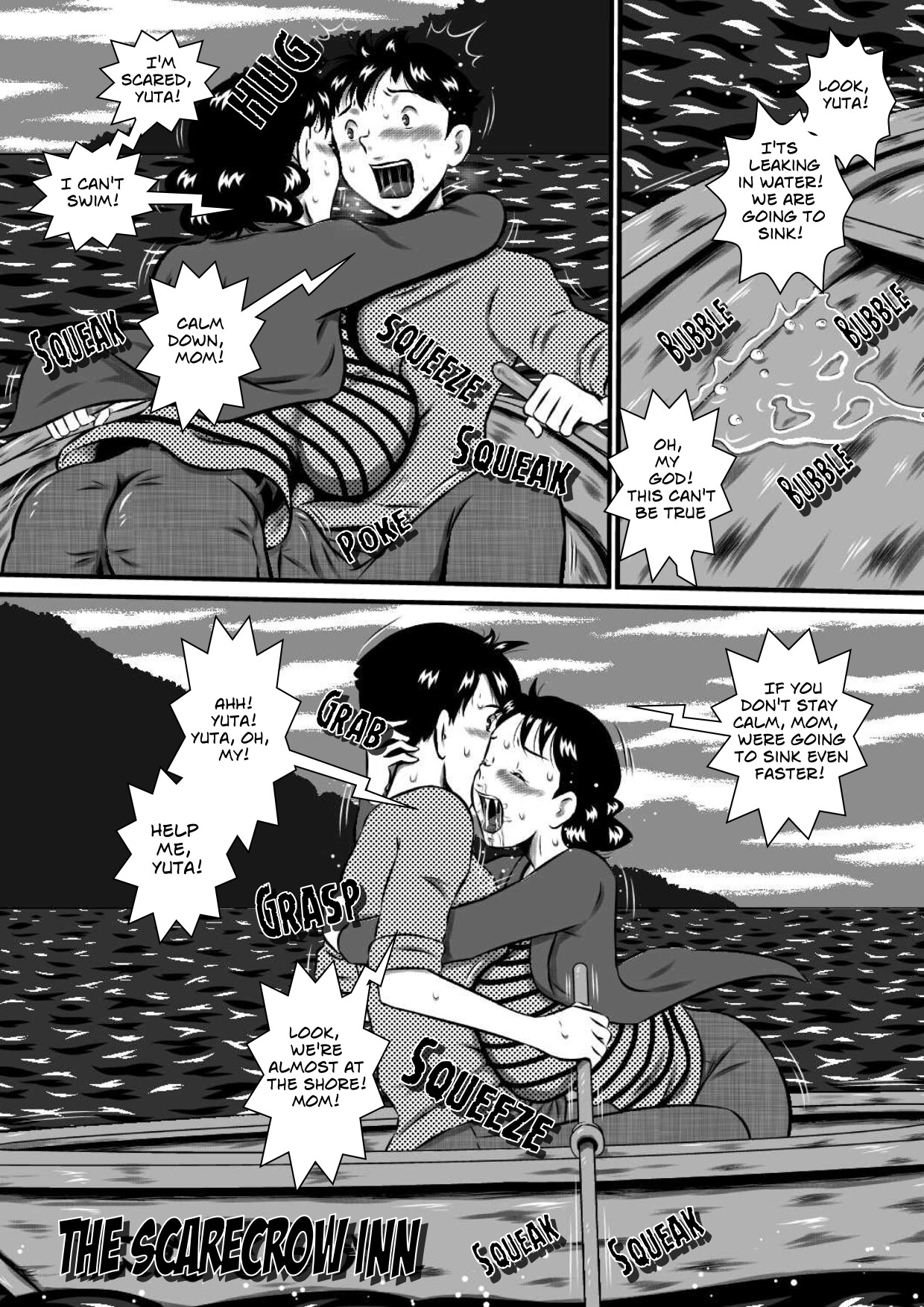 Kaa-san, Kaa-san! Kaa-saaaan! Mujintou, Oyako Futari de Yagai Sex! | Mother, Mother – Mother And Son Have Sex, On An Abandon Island — preview page 3