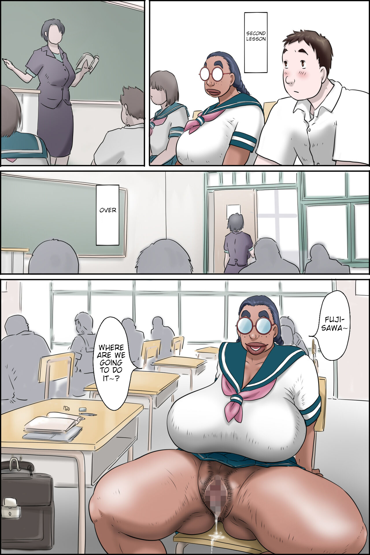 Tokunou Oba-chan Joshi -Kounai Seikou Hen- | Granny Girl -Sex At School- — preview page 18
