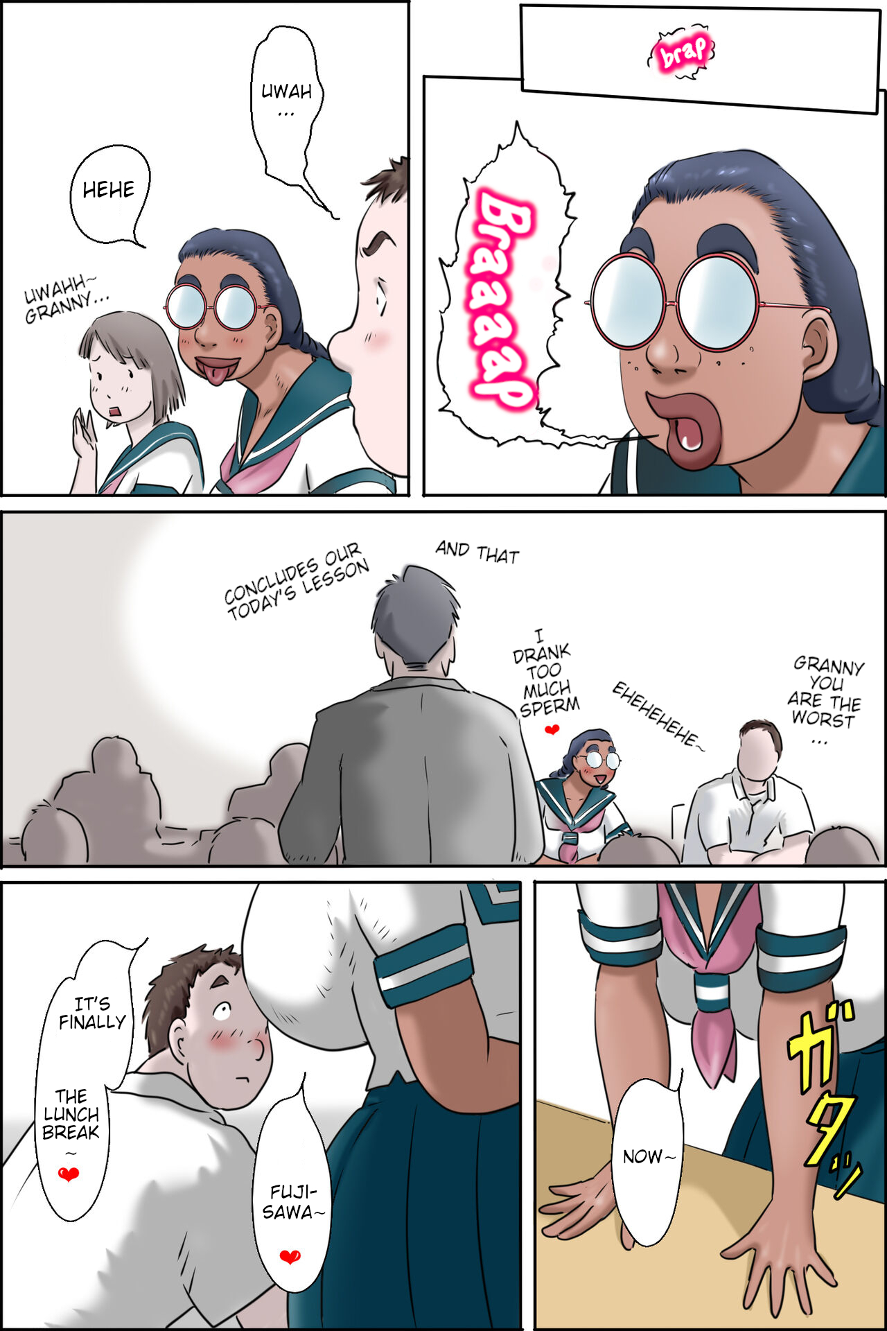 Tokunou Oba-chan Joshi -Kounai Seikou Hen- | Granny Girl -Sex At School 2- — preview page 2