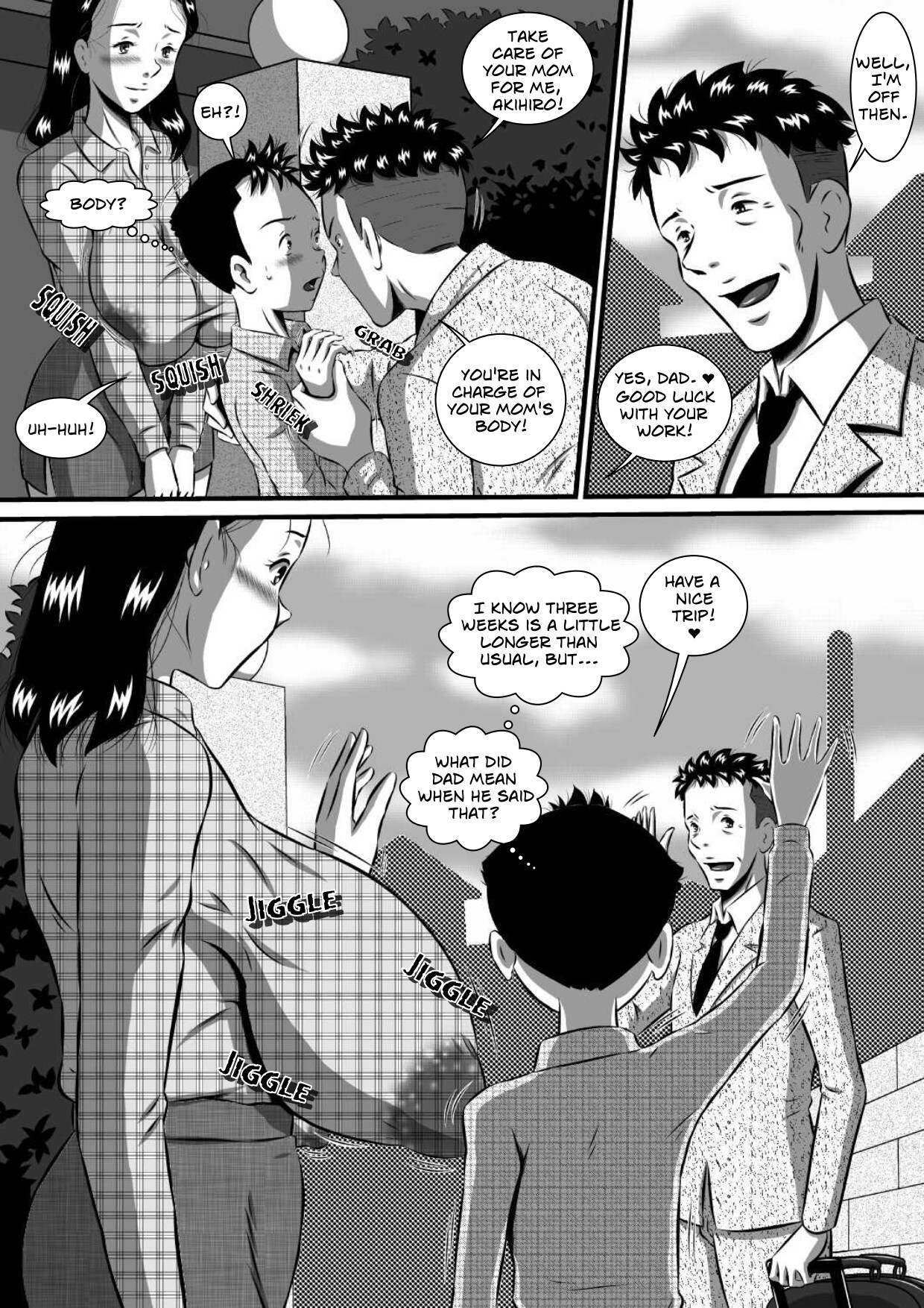 Mama no Karada wa Boku no Mono! Papa ni Kakurete Sex Zanmai! | Mom’s Body Is Mine – Mother And Son Incest Sex Behind Dad’s Back — preview page 2