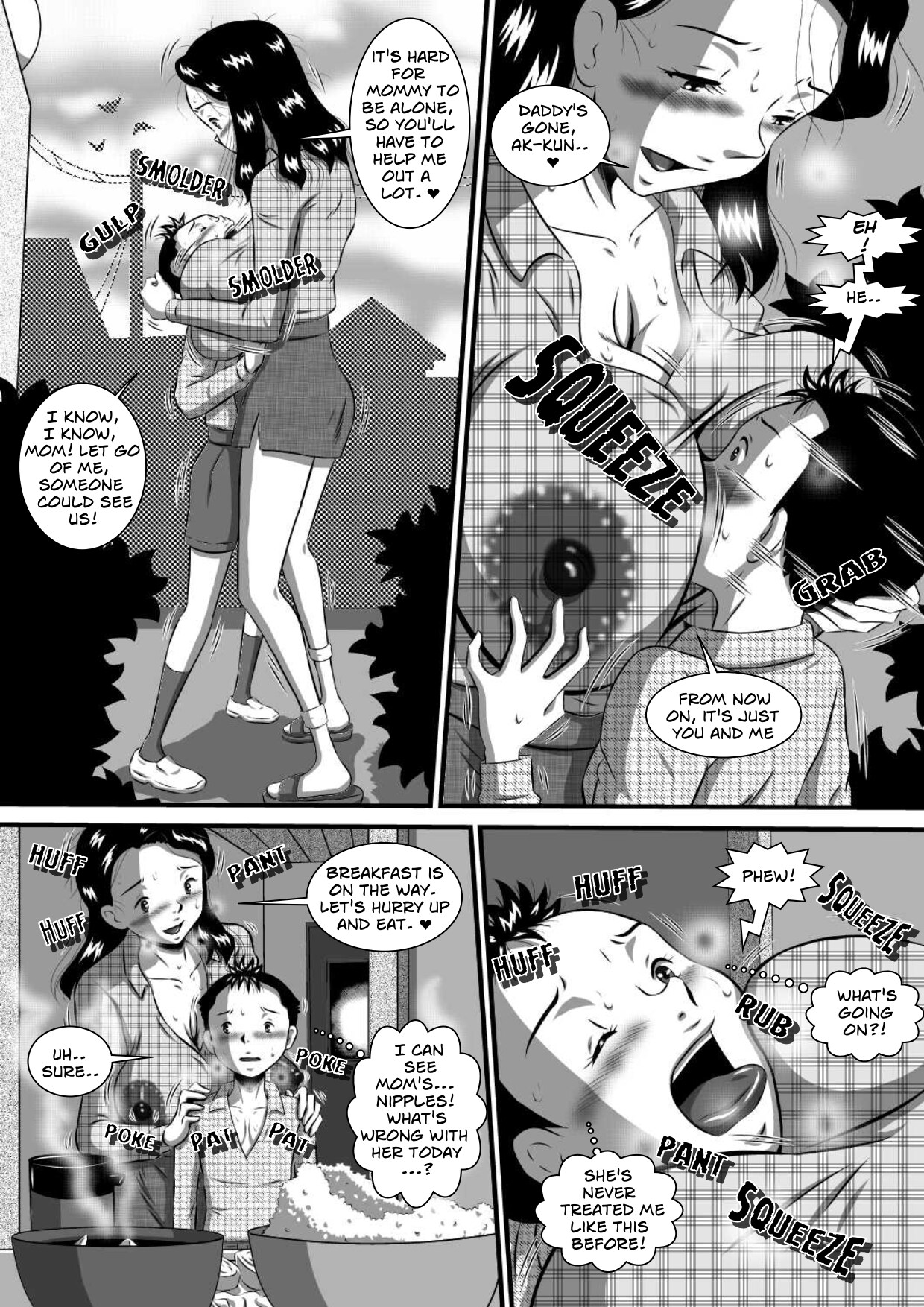 Mama no Karada wa Boku no Mono! Papa ni Kakurete Sex Zanmai! | Mom’s Body Is Mine – Mother And Son Incest Sex Behind Dad’s Back — preview page 3