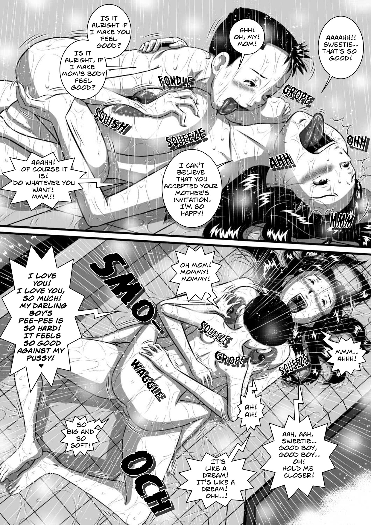Mama no Karada wa Boku no Mono! Papa ni Kakurete Sex Zanmai! | Mom’s Body Is Mine – Mother And Son Incest Sex Behind Dad’s Back — preview page 8