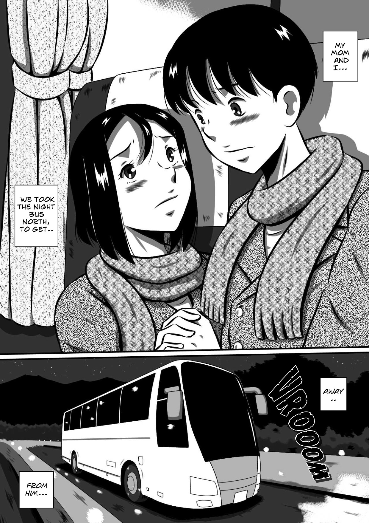 Oyako Futari no Touhikou! Mayoikonda Kakurezato de Asa kara Ban made Sex Zanmai! | A Forbidden Getaway For Two — preview page 4