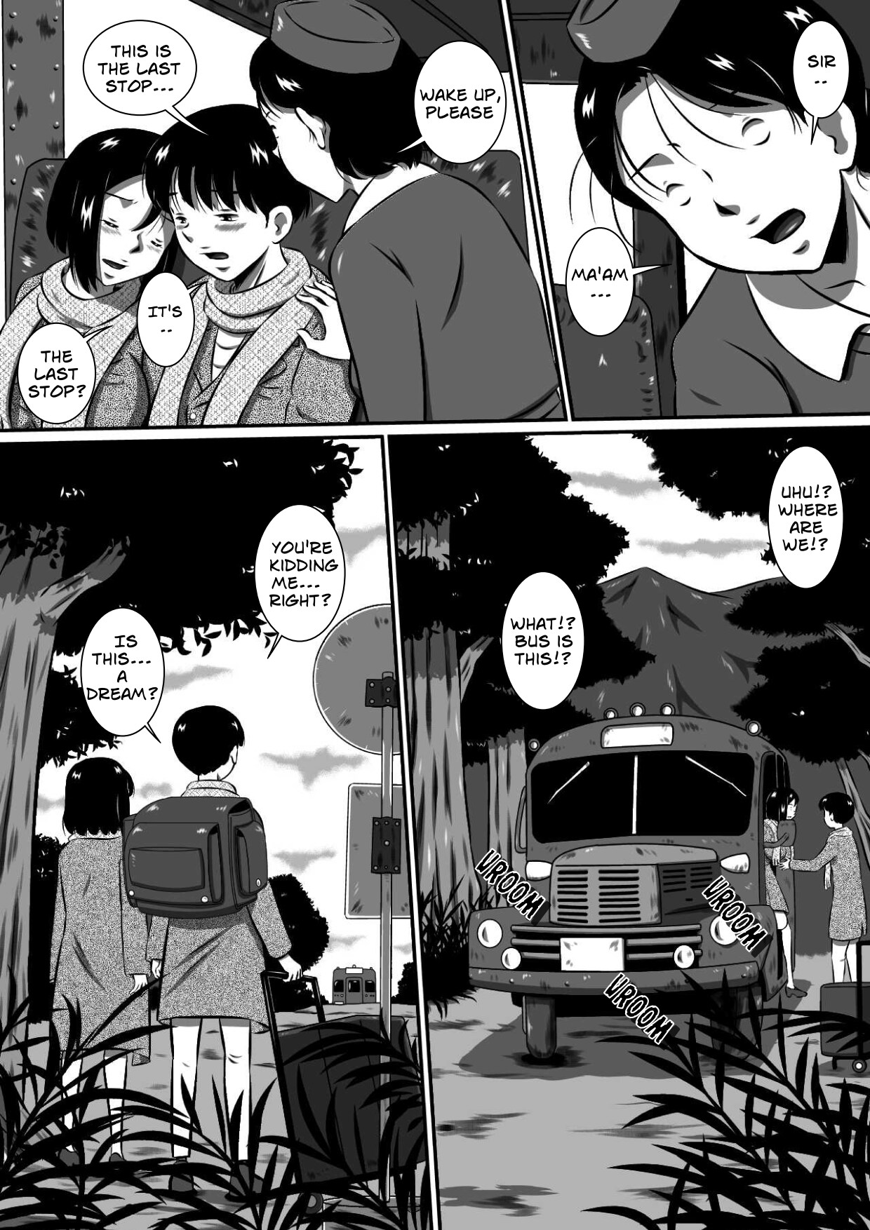 Oyako Futari no Touhikou! Mayoikonda Kakurezato de Asa kara Ban made Sex Zanmai! | A Forbidden Getaway For Two — preview page 5