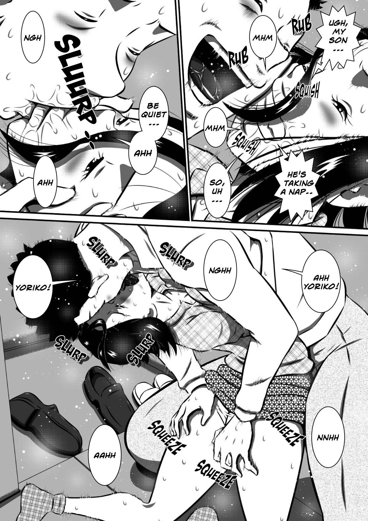 Musuko no Kyokon ga Okaa-san no Inbu o Tsuranuku Hi! Hitozuma, Yoriko no Midara na Mainichi… | My Son’s Big Cock Is For His Mother — preview page 8