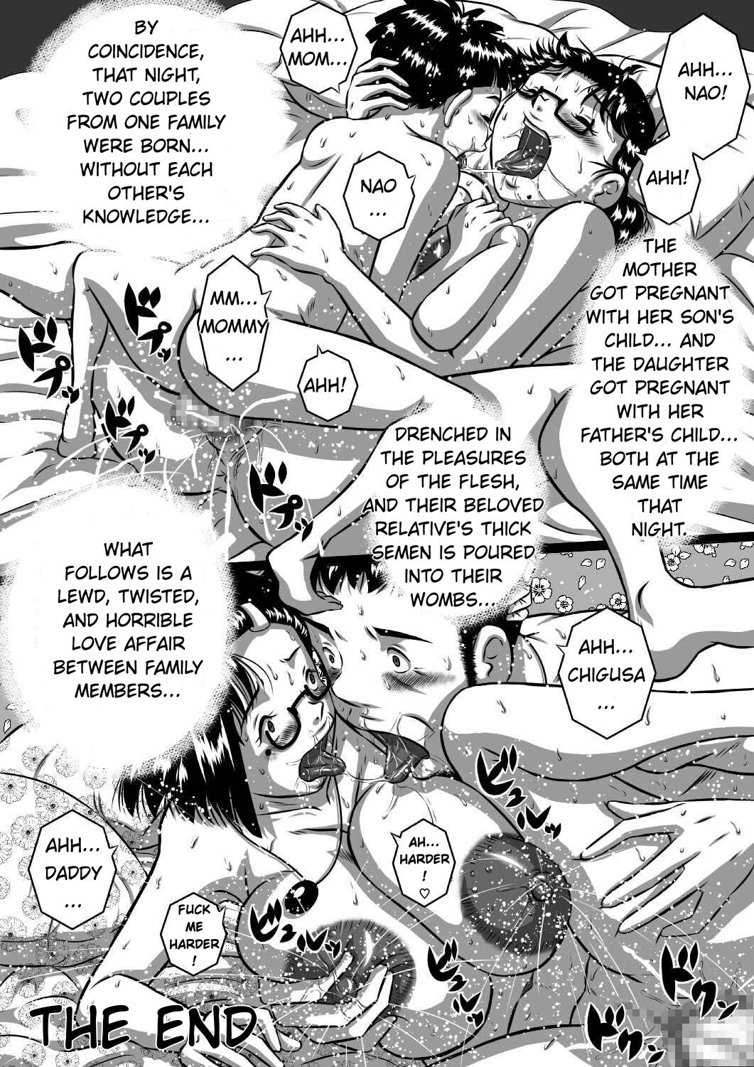 Haha x Musuko + Chichi x Musume!! Konya mo Kinshinsoukan Shinai to!! | Mother And Son, And Father And Daughter – Tonight Is Incest Night – Chapter 1 – page 21