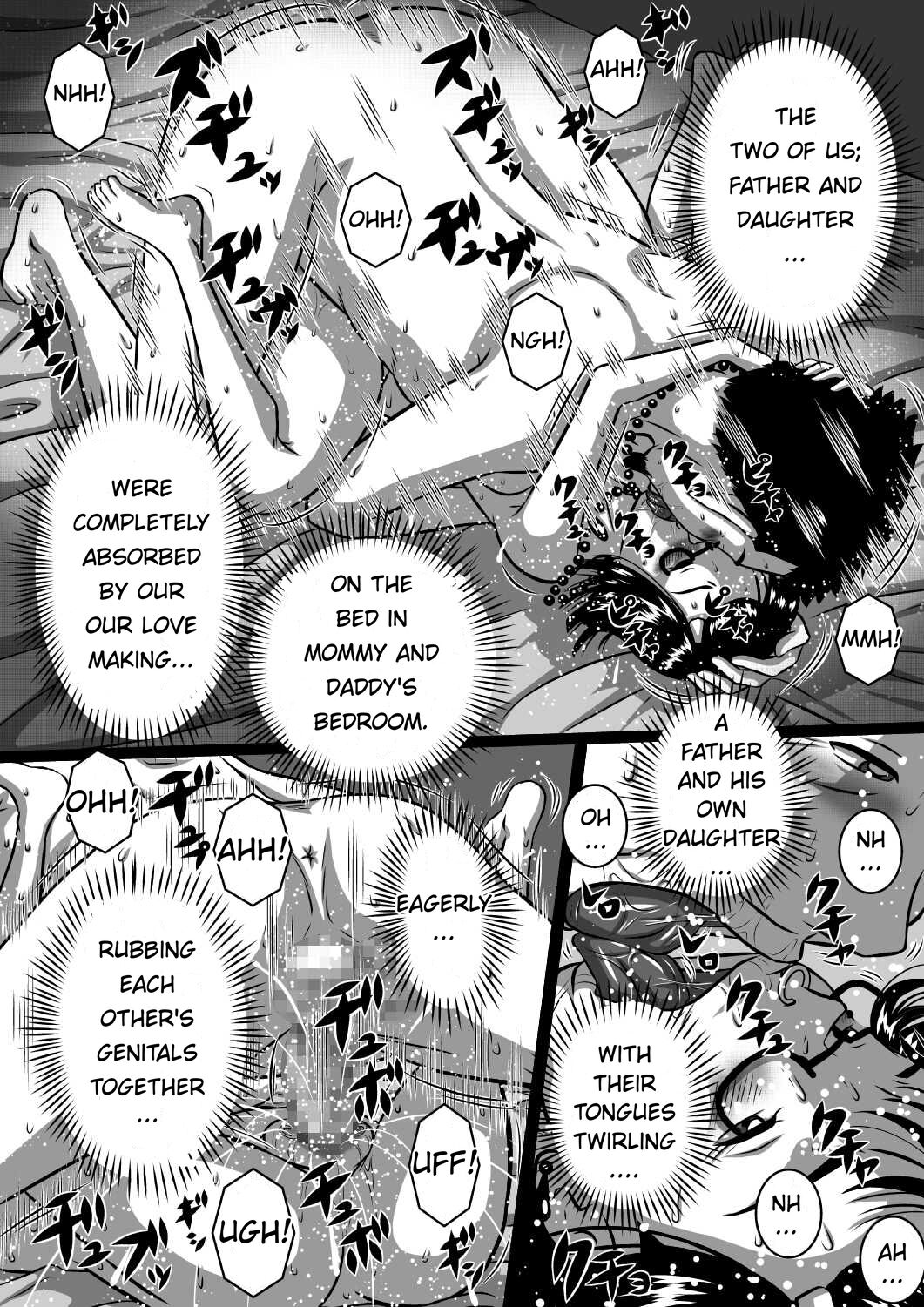 Haha x Musuko + Chichi x Musume! Konya mo Kinshinsoukan Shinai to! Saa, Kazoku Minna de! | Mother And Son, And Father And Daughter – Tonight is incest night – The Whole Family — preview page 15