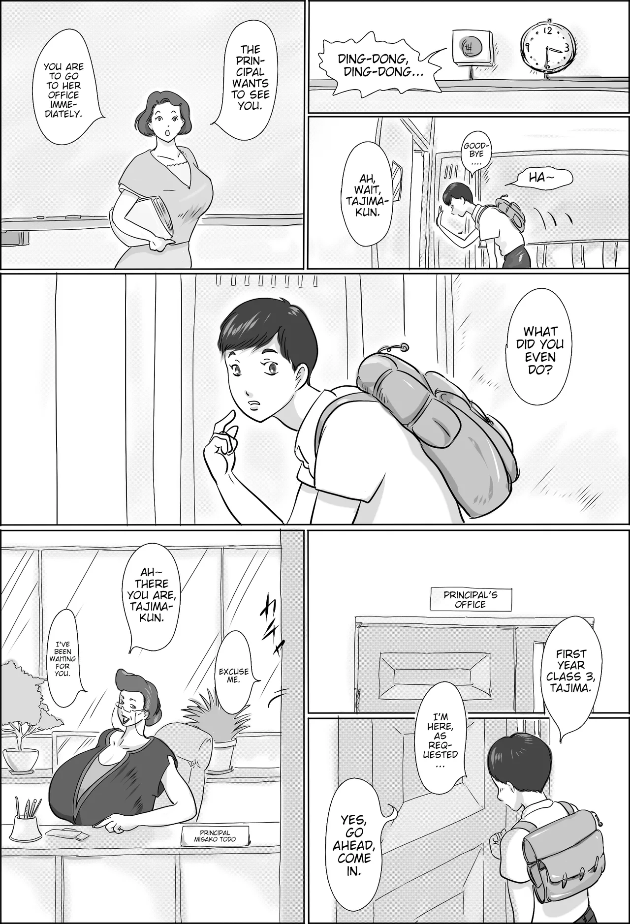 The Principal Is Hunting For Students At School — preview page 3