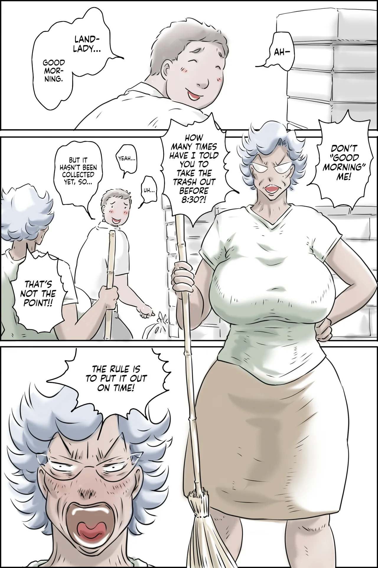 Ooya-san ga Yonderu -Mousou Dai Bakuhatsu Hen- | The Landlady Is Calling -Delusions Gone Wild- — preview page 3
