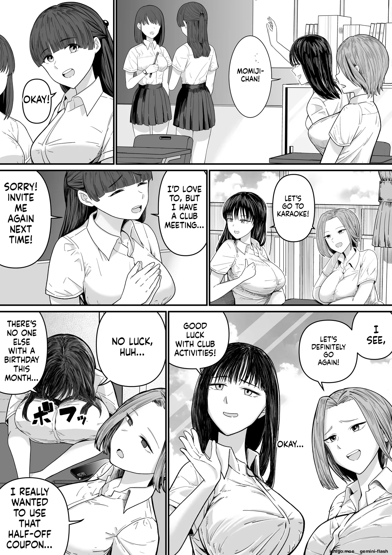 Karaoke de 100-ten Totta no ni Suki na Ko ga Me no Mae de Yokodori Sex Sareru Hanashi — preview page 4