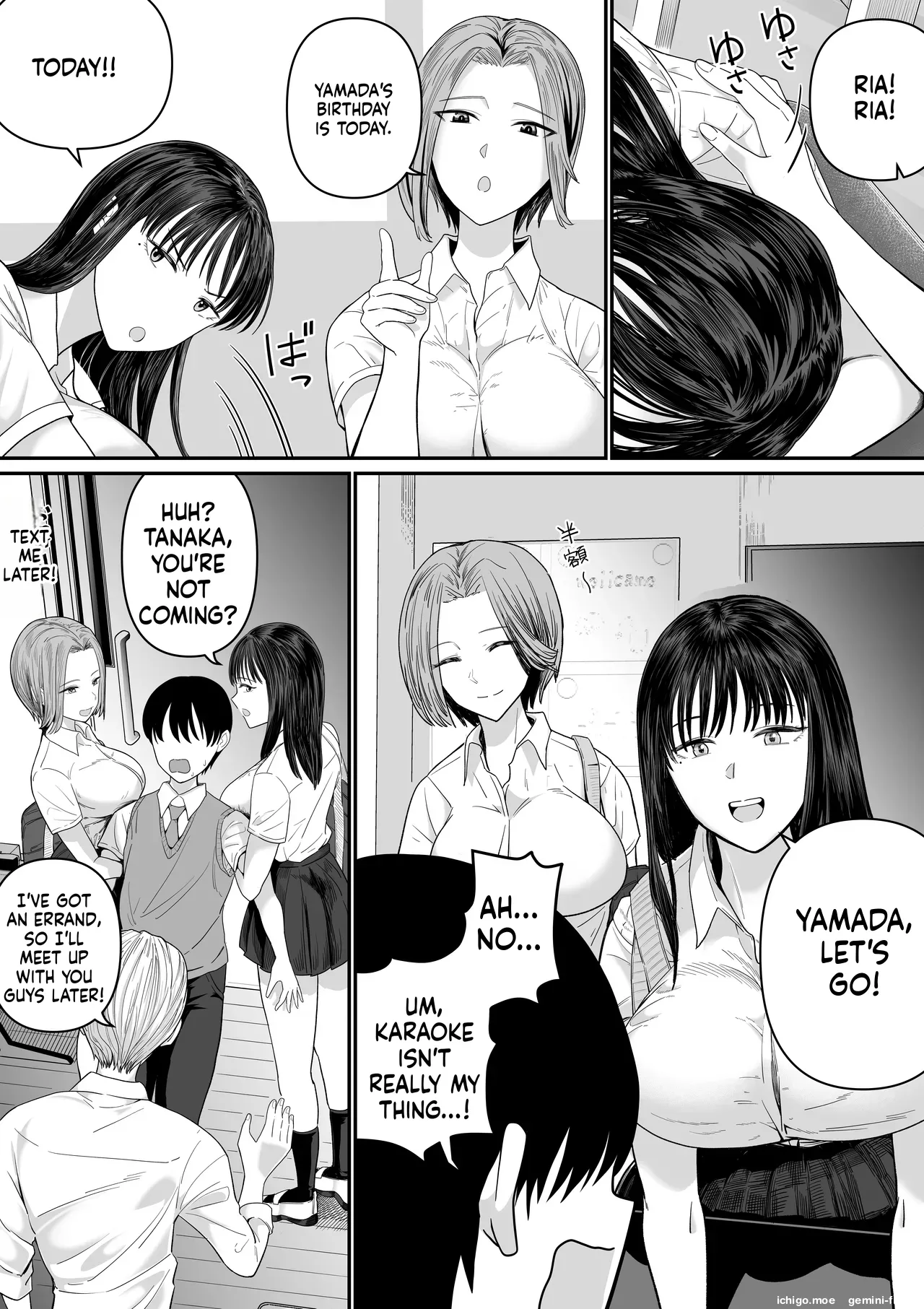 Karaoke de 100-ten Totta no ni Suki na Ko ga Me no Mae de Yokodori Sex Sareru Hanashi — preview page 6